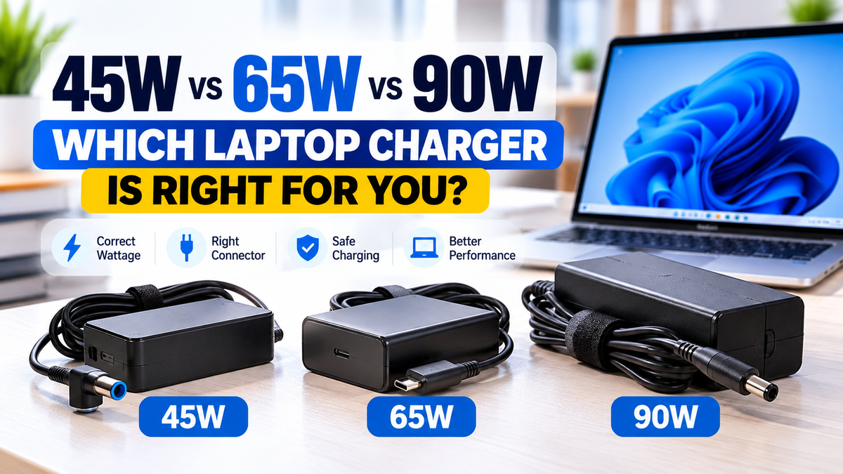 45W vs 65W vs 90W Laptop Chargers: Which One Should You Buy?