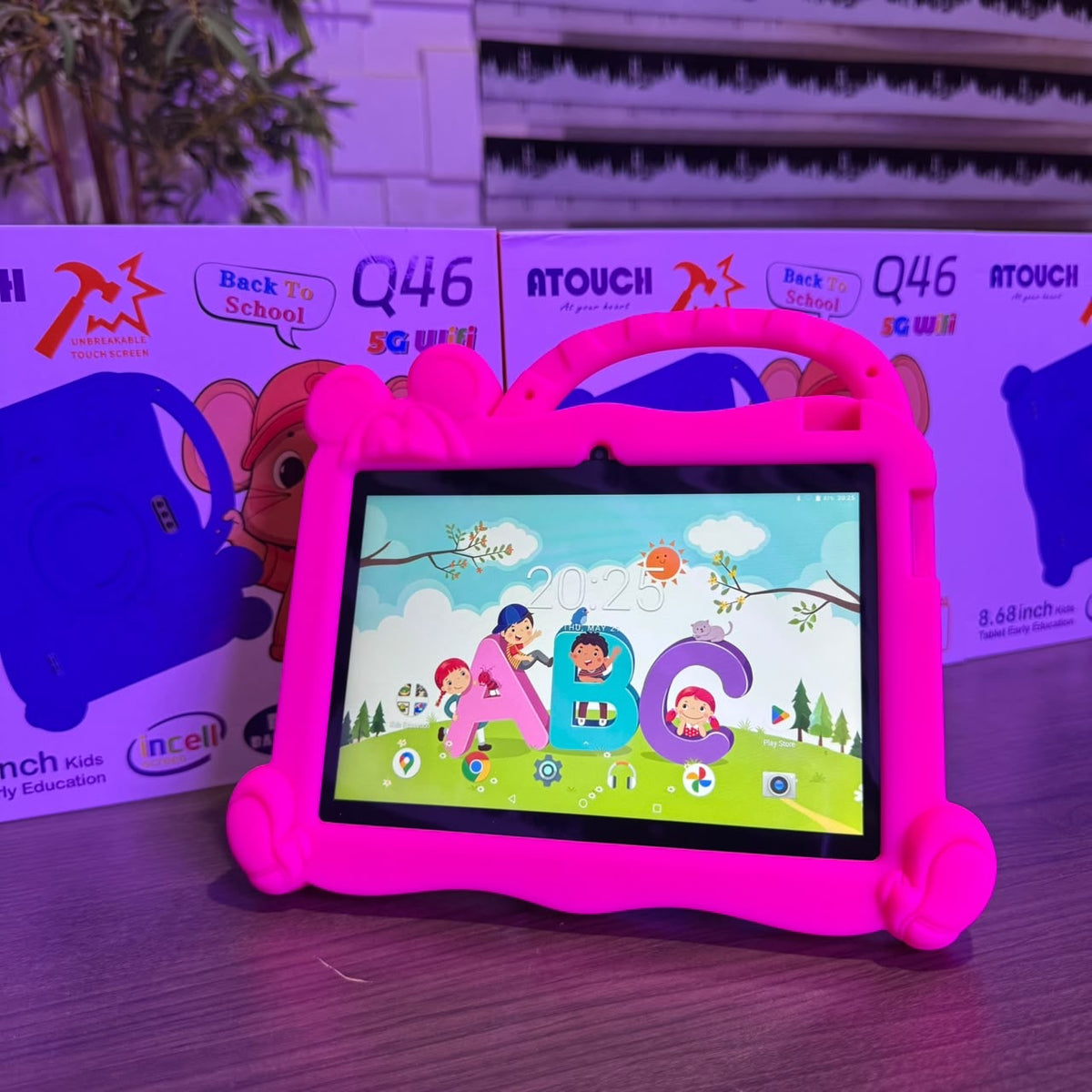ATOUCH Q46 Kids Educational Tablet – 8.68" HD Incell Display | 2GB RAM | 32GB ROM