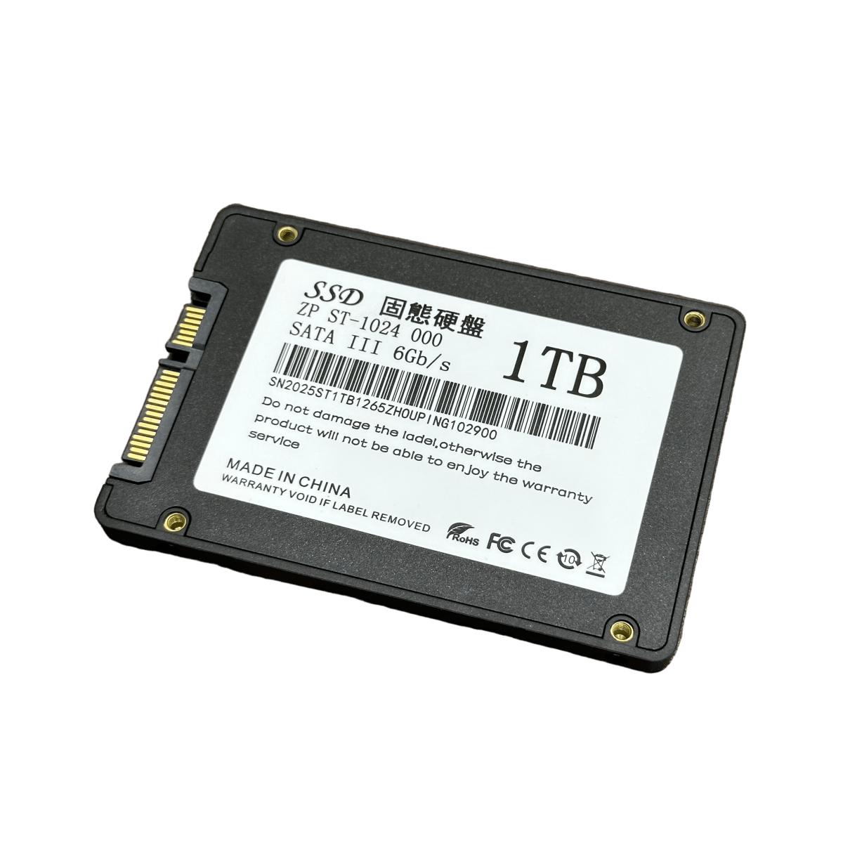 1TB SATA SSD 2.5" - Zhoupin
