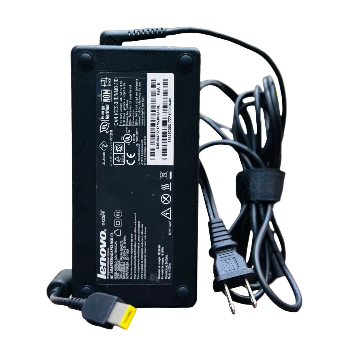 20V 8.5A Lenovo AC Adapter - USA Plug - Shopinverse