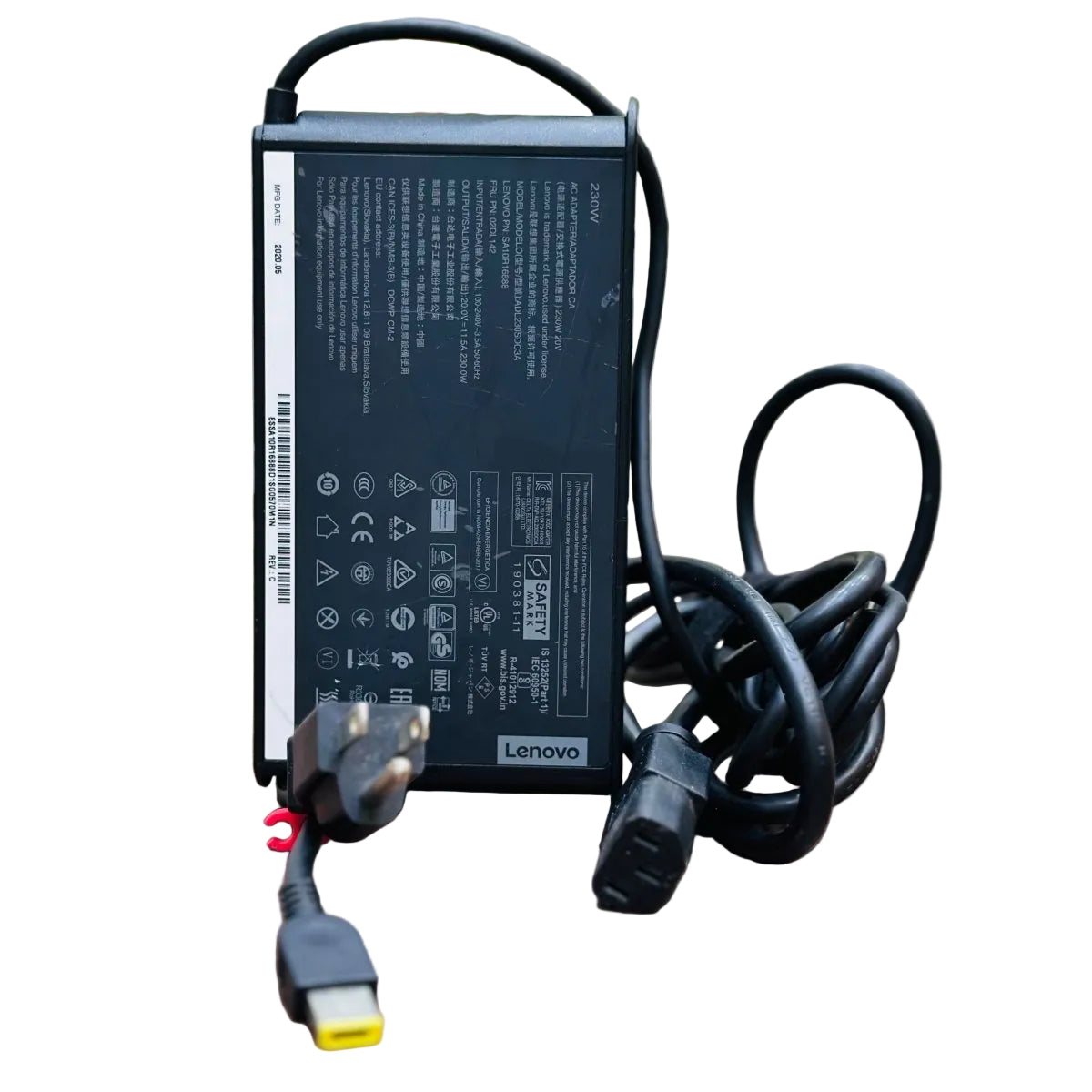 230W 20V 11.5A Lenovo AC Adapter - USA Plug