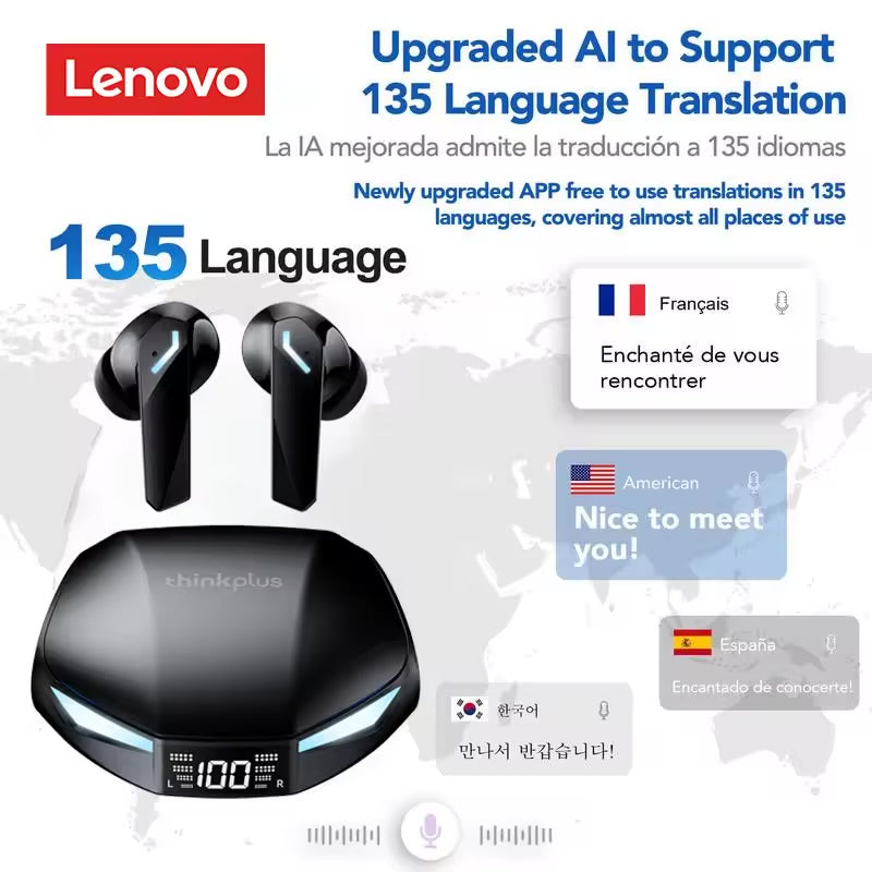 Lenovo ThinkPlus XT53 AI Translation Gaming True Wireless Earbuds