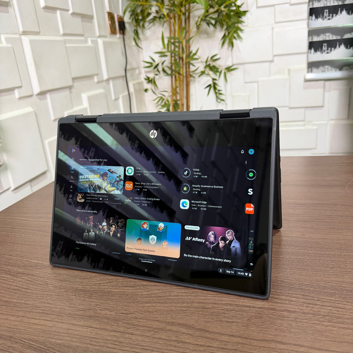 HP Fortis x360 11 G3 J Chromebook | Intel Celeron N4500 | 4GB RAM | 32GB eMMC | Touchscreen