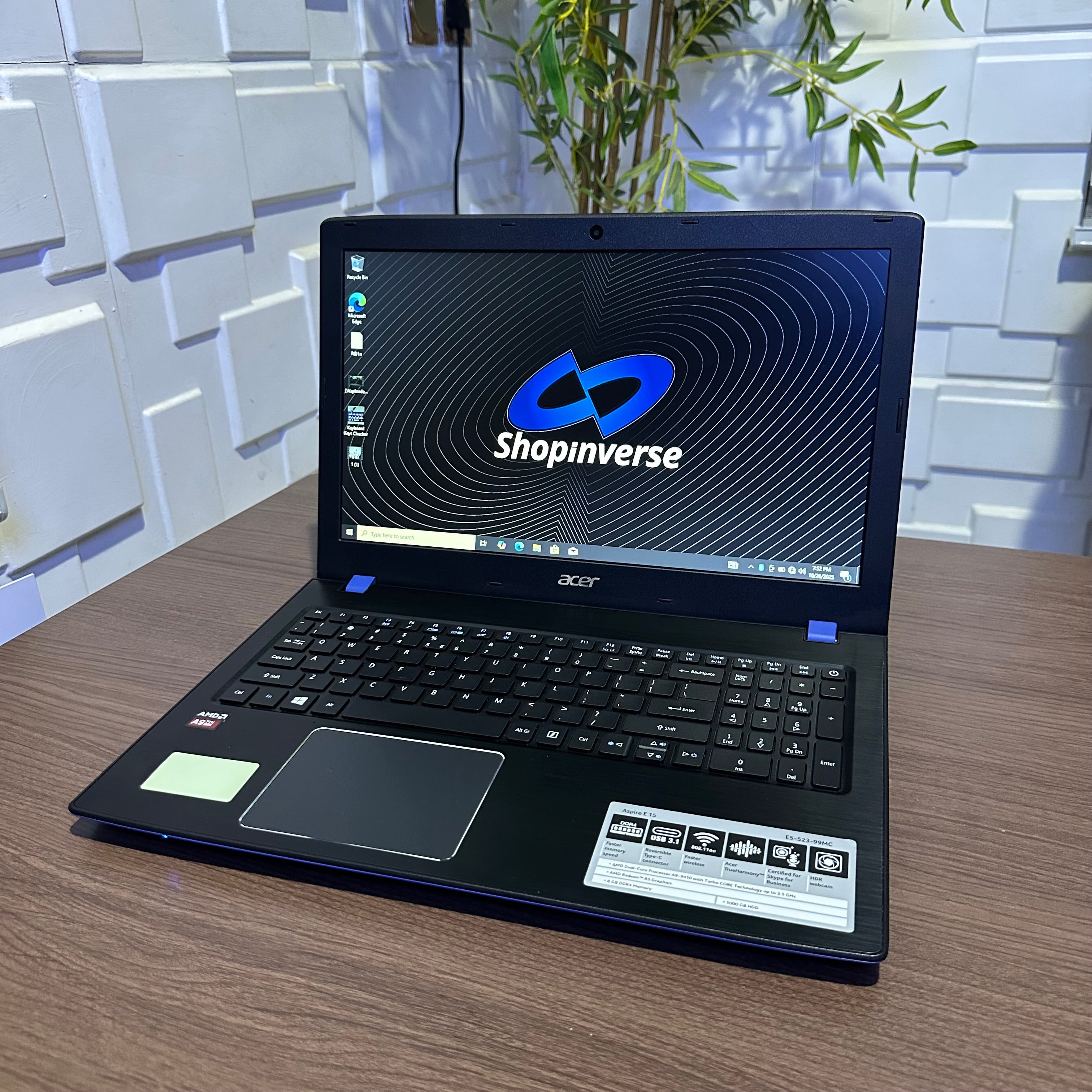 Acer Aspire E15 - AMD A9 - 750GB HDD - 8GB RAM