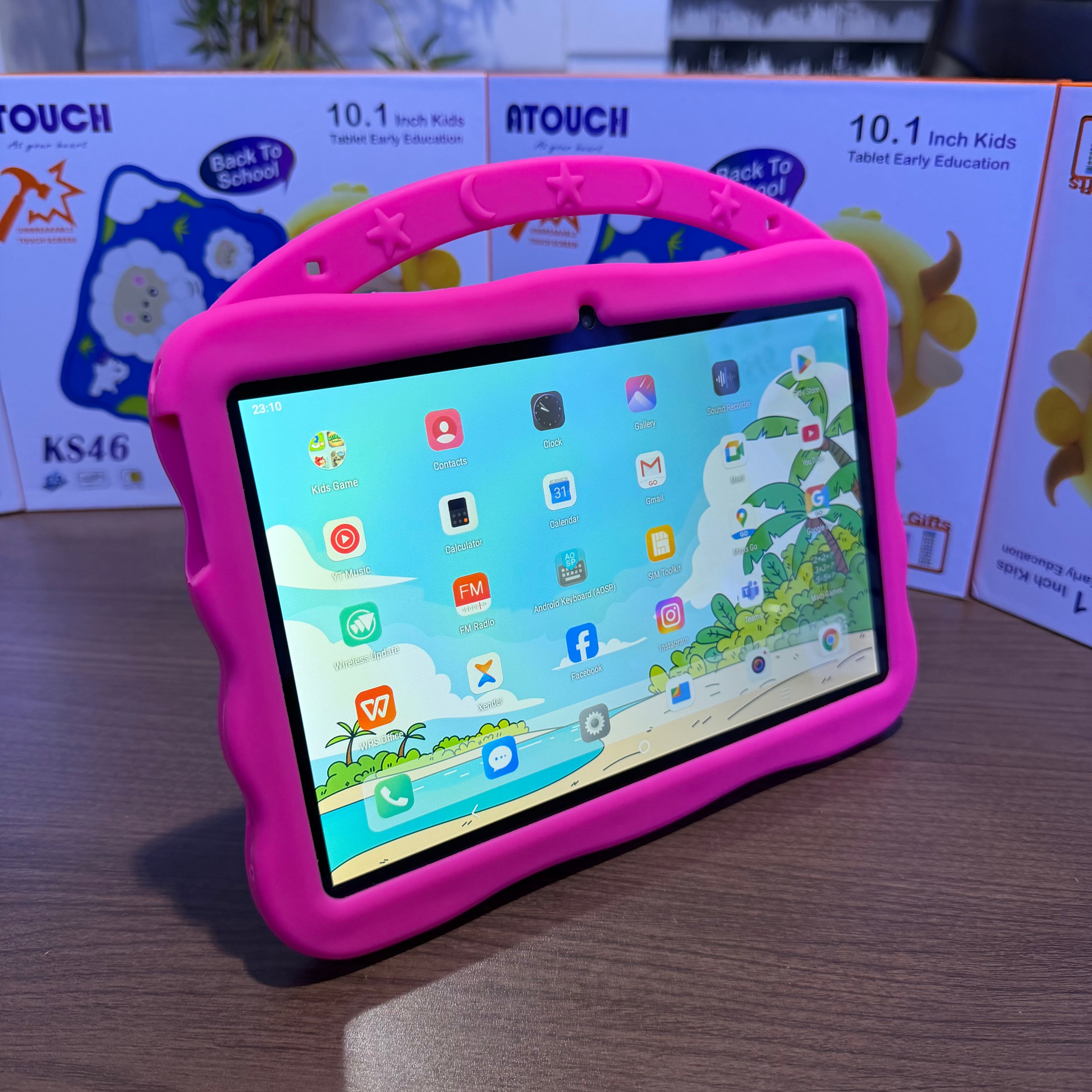 Dual SIM Atouch KS46 Kids Tablet - 32GB ROM - 2GB RAM