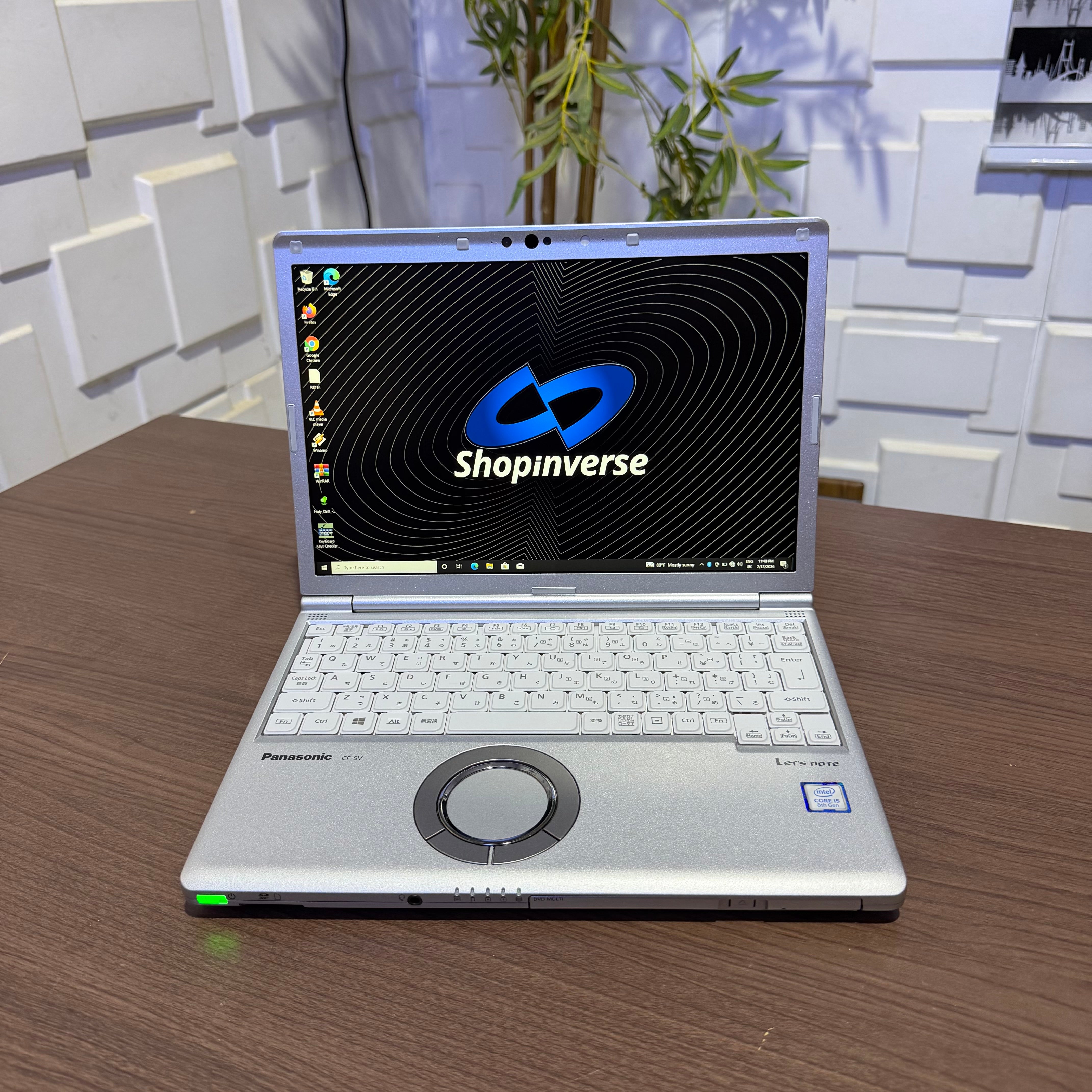 Panasonic CF-SV - 8th Gen Intel Core i5 - 256GB SSD - 8GB RAM