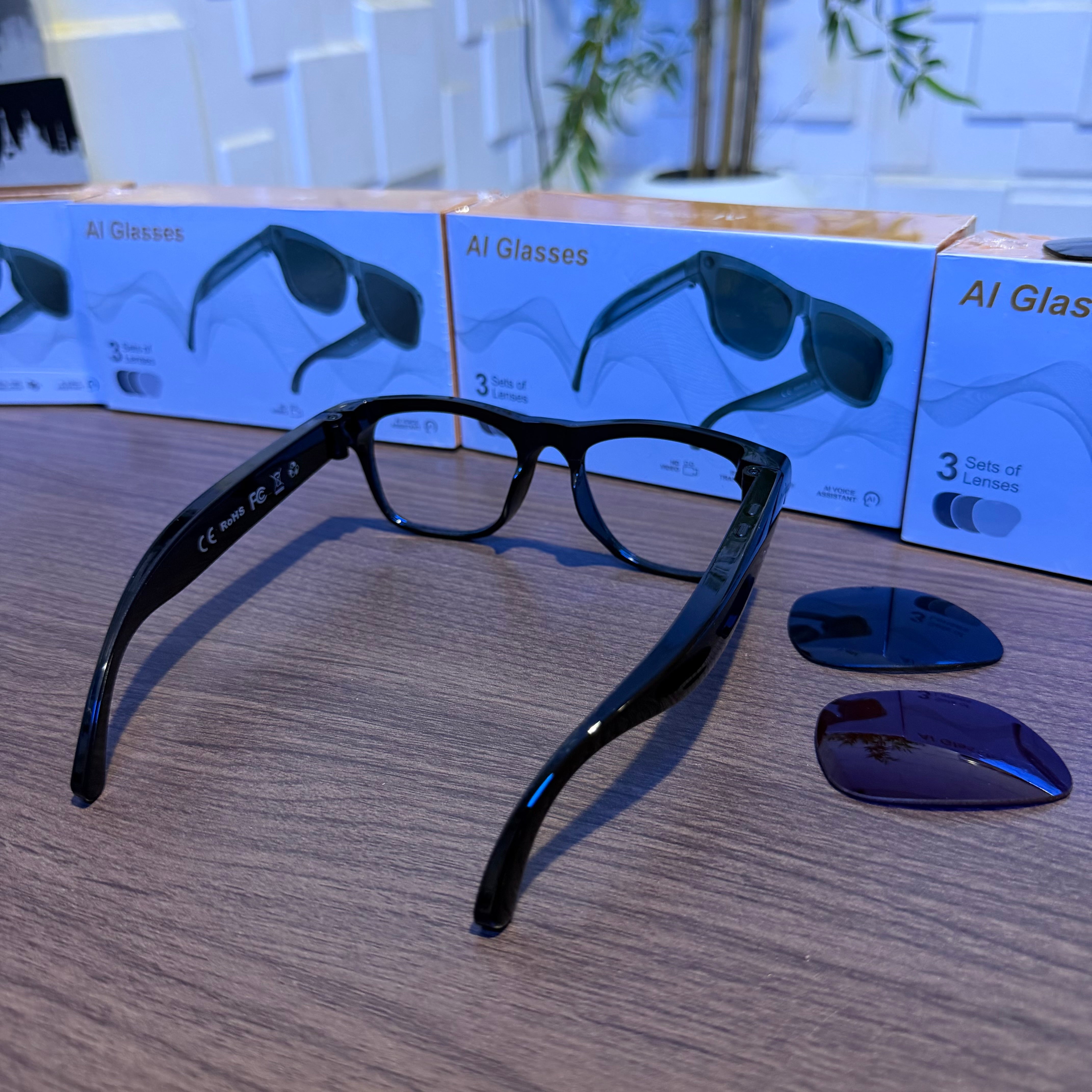 AIMB-S04 AI Smart Glasses | HD Camera | AI Translation | Voice Assistant