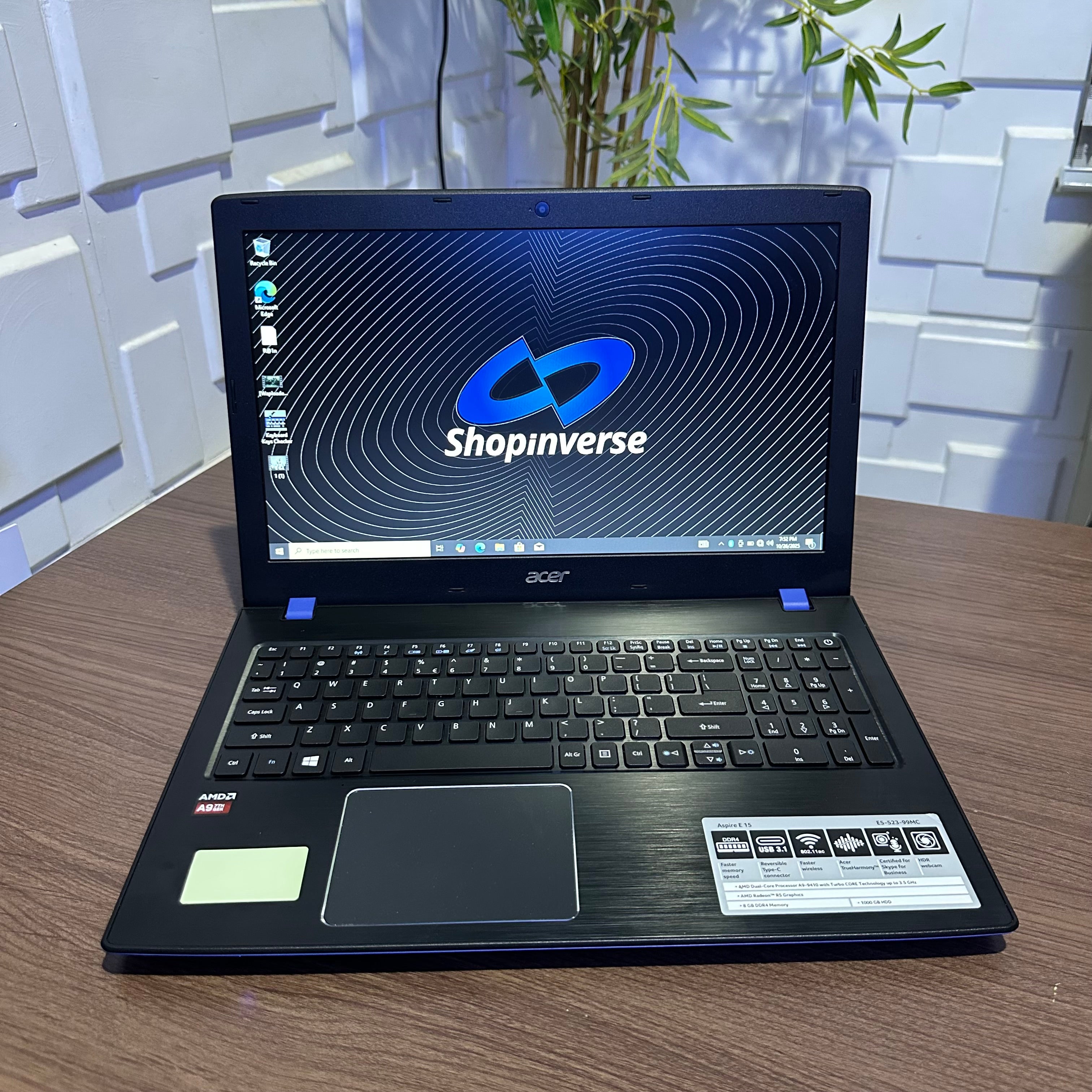 Acer Aspire E15 - AMD A9 - 750GB HDD - 8GB RAM