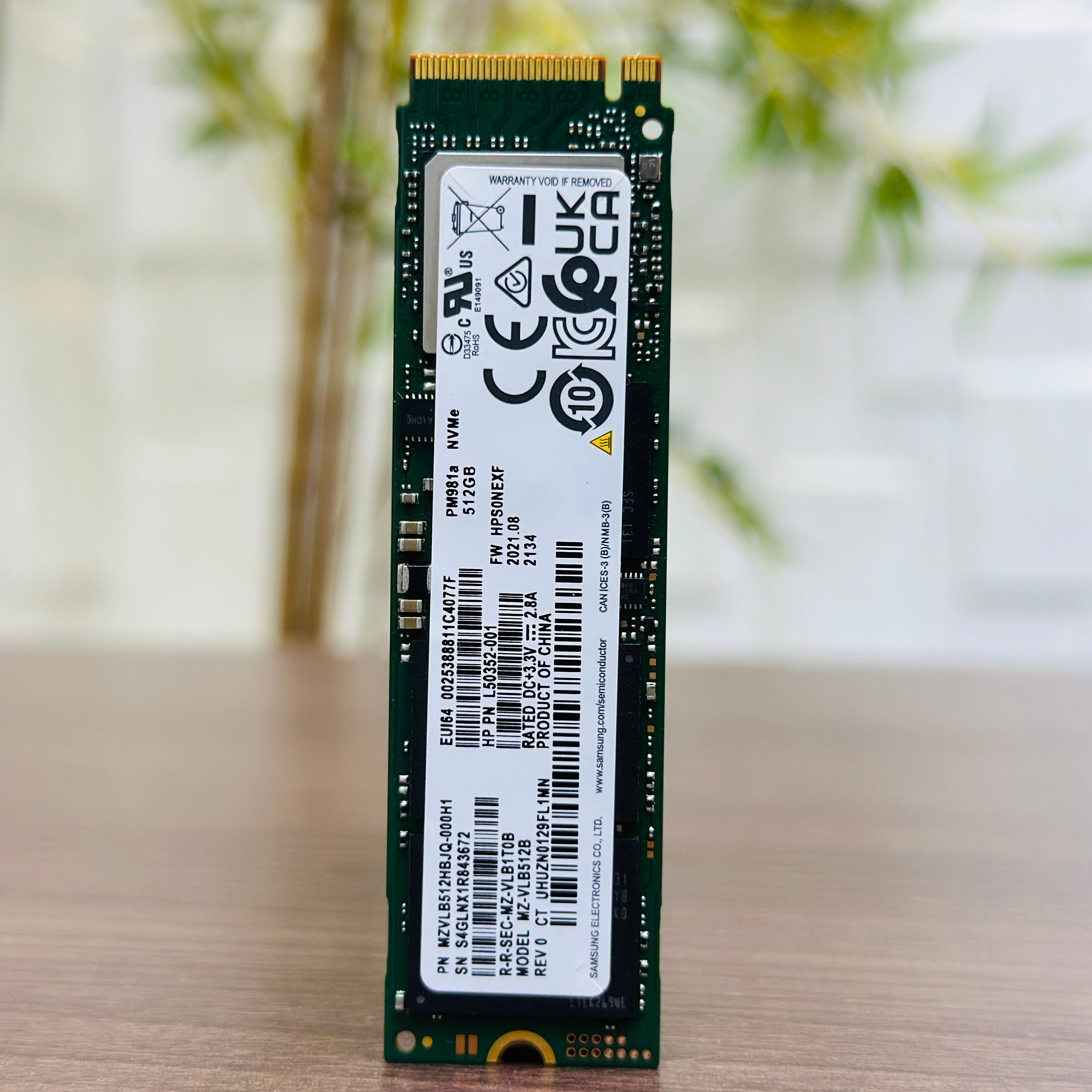 512GB NVMe SSD - PM981a