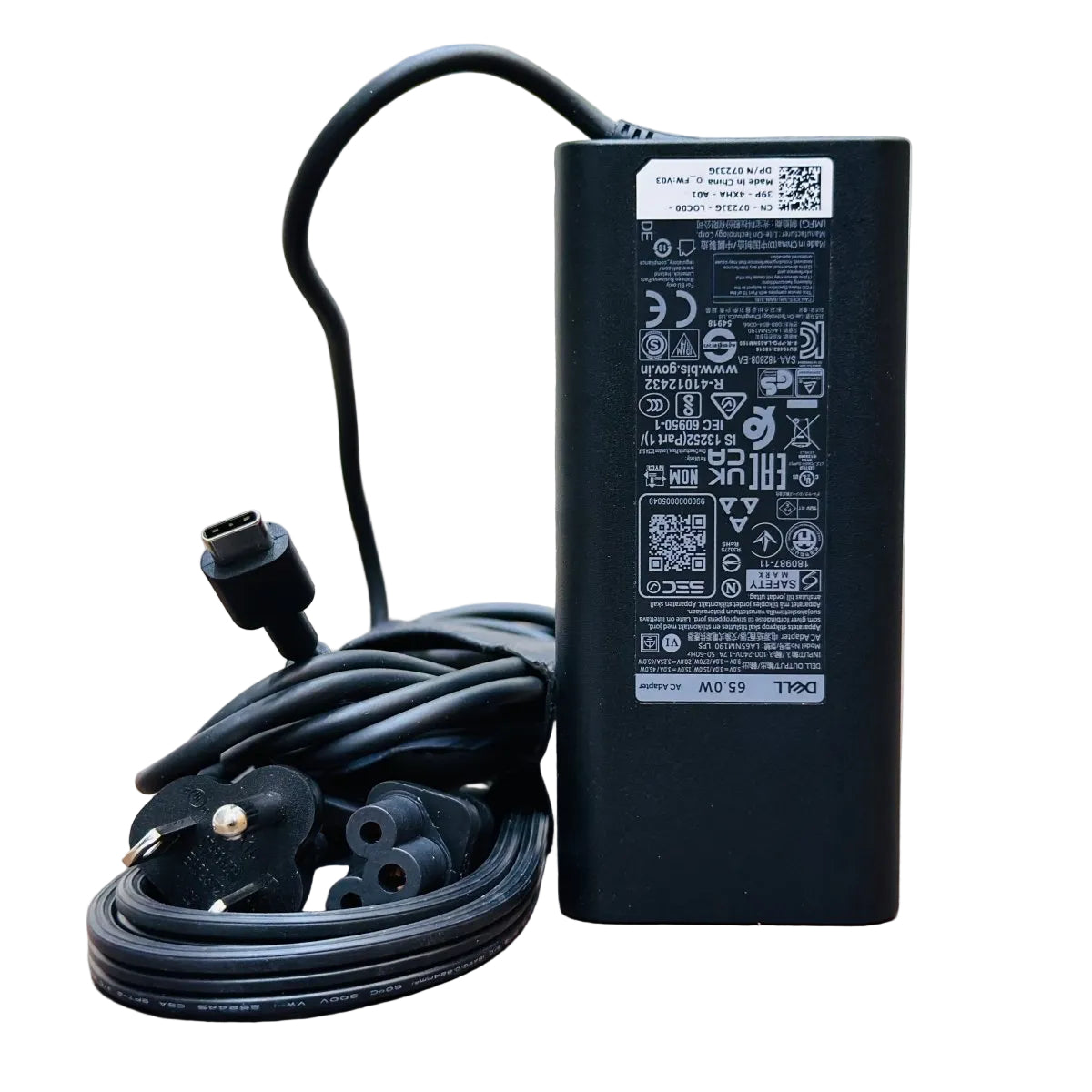65W Dell USB Type - C Laptop Charger - USA Plug