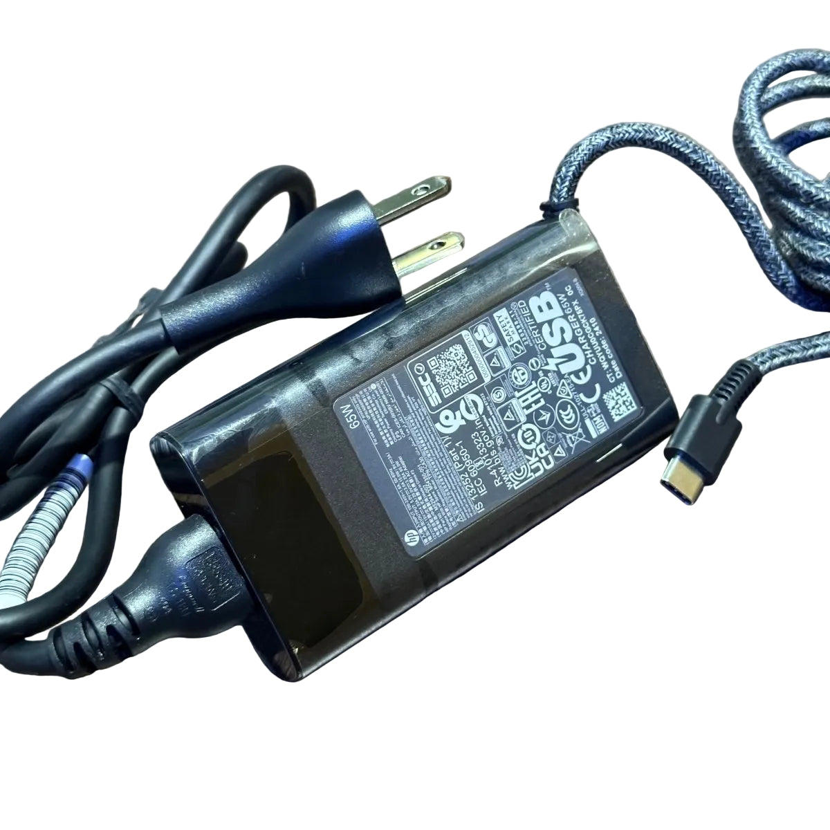65W HP USB Type - C Charger - USA Plug