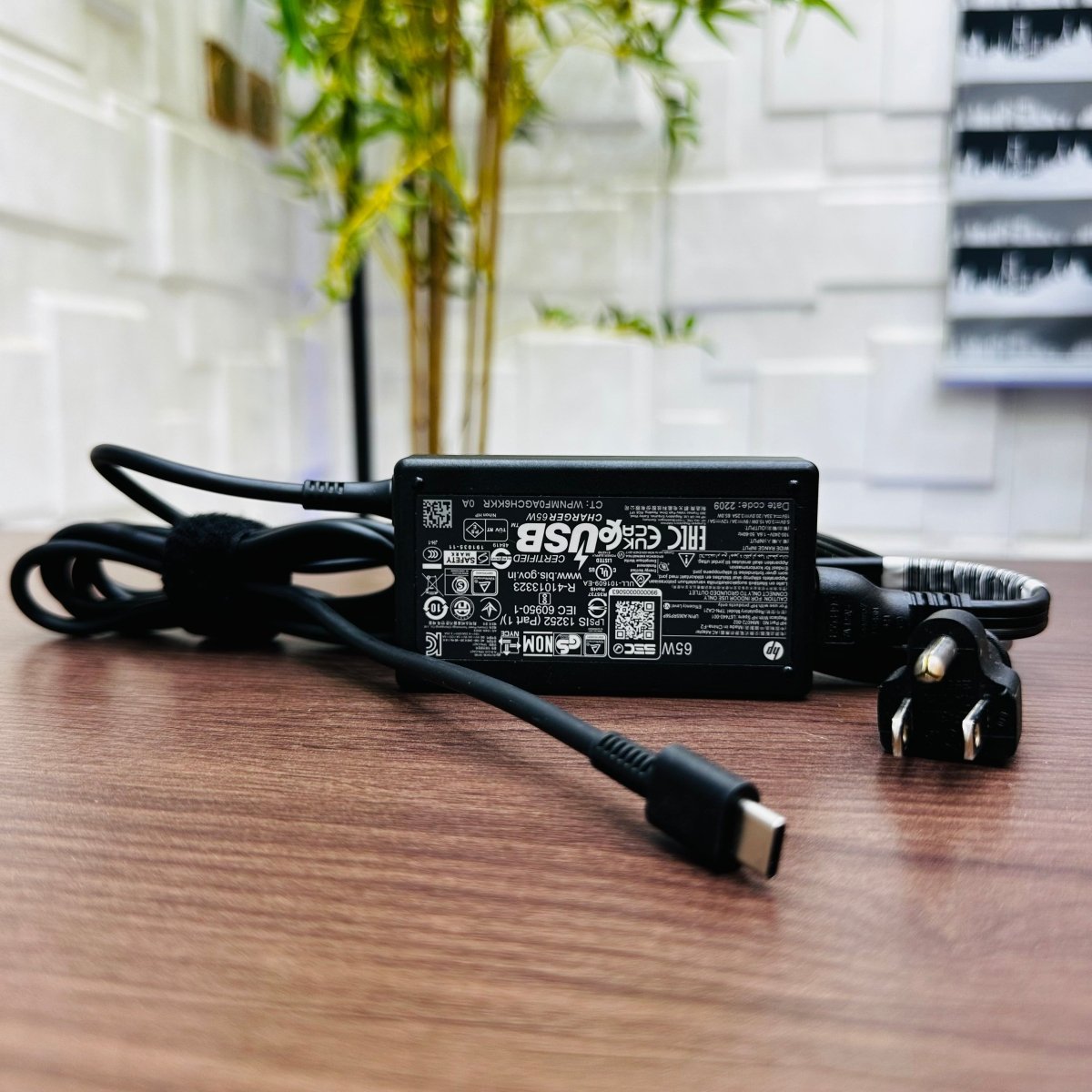65W HP USB Type - C Charger - USA Plug