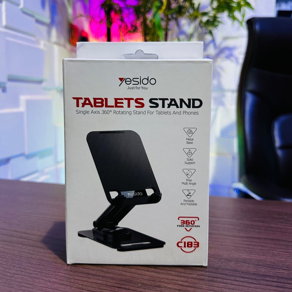 Yesido C183 x360 Rotating Stand For Tablets and Phones