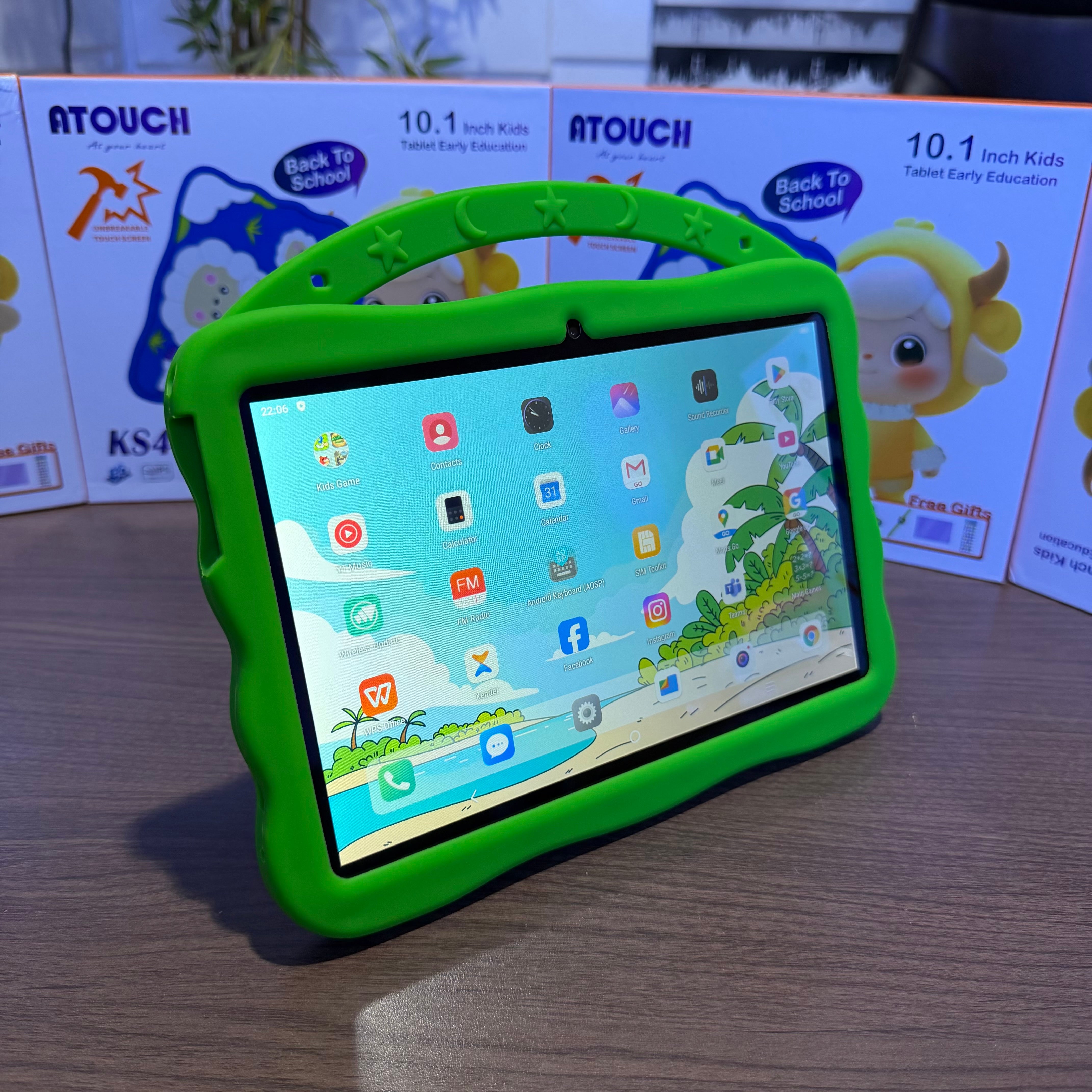 Dual SIM Atouch KS46 Kids Tablet - 32GB ROM - 2GB RAM