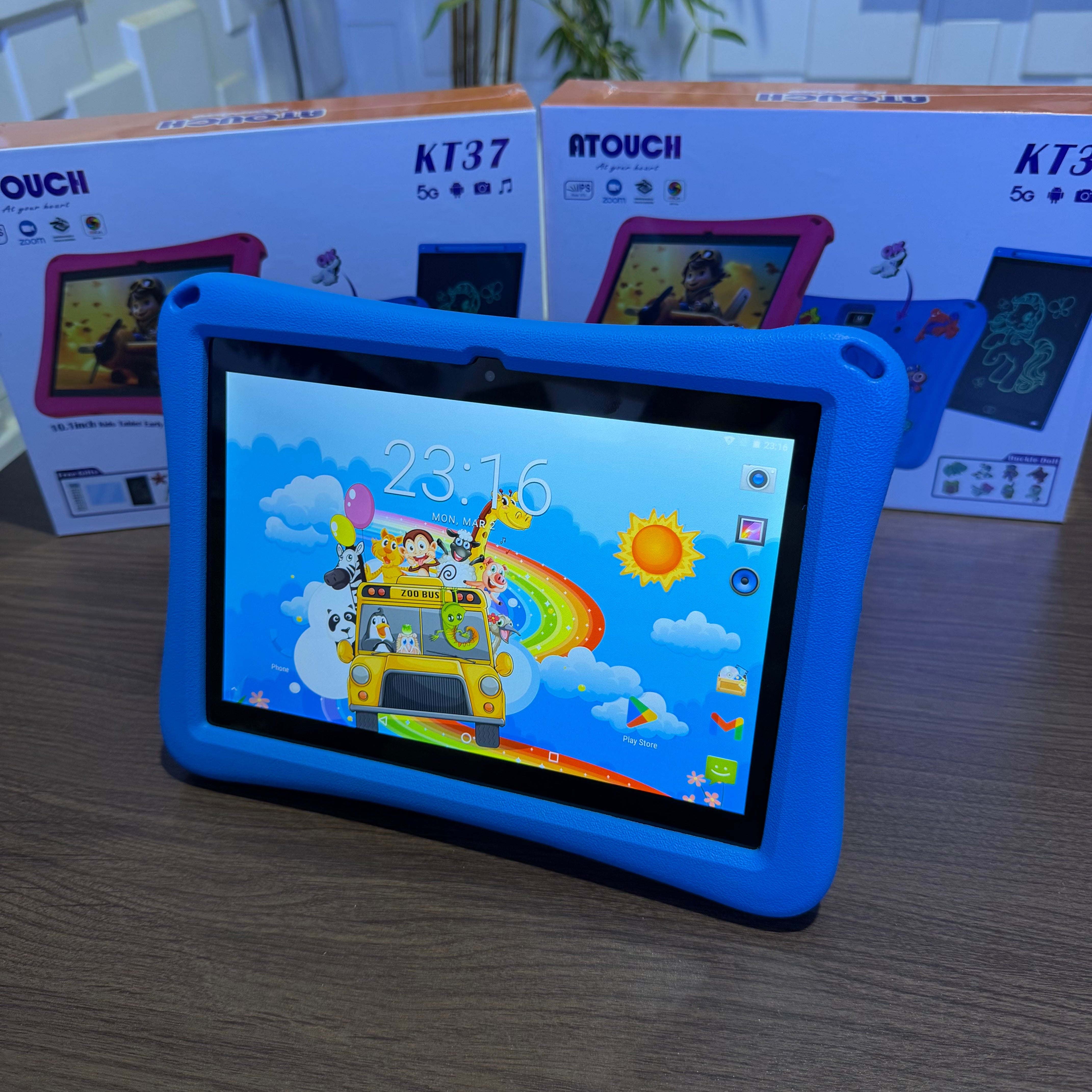 Dual Sim Atouch KT37 Kids Tablet - 32GB ROM - 2GB RAM