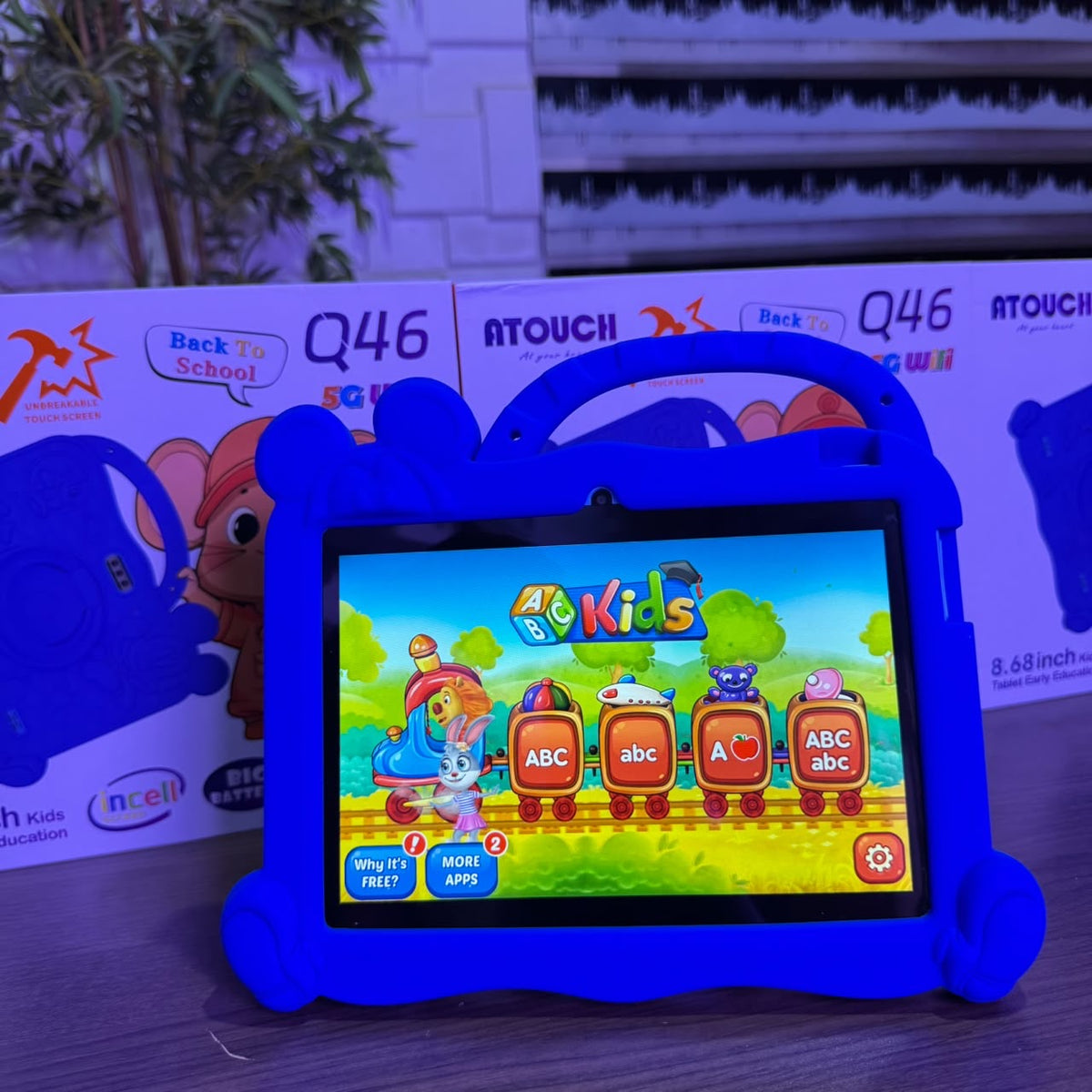 ATOUCH Q46 Kids Educational Tablet – 8.68" HD Incell Display | 2GB RAM | 32GB ROM