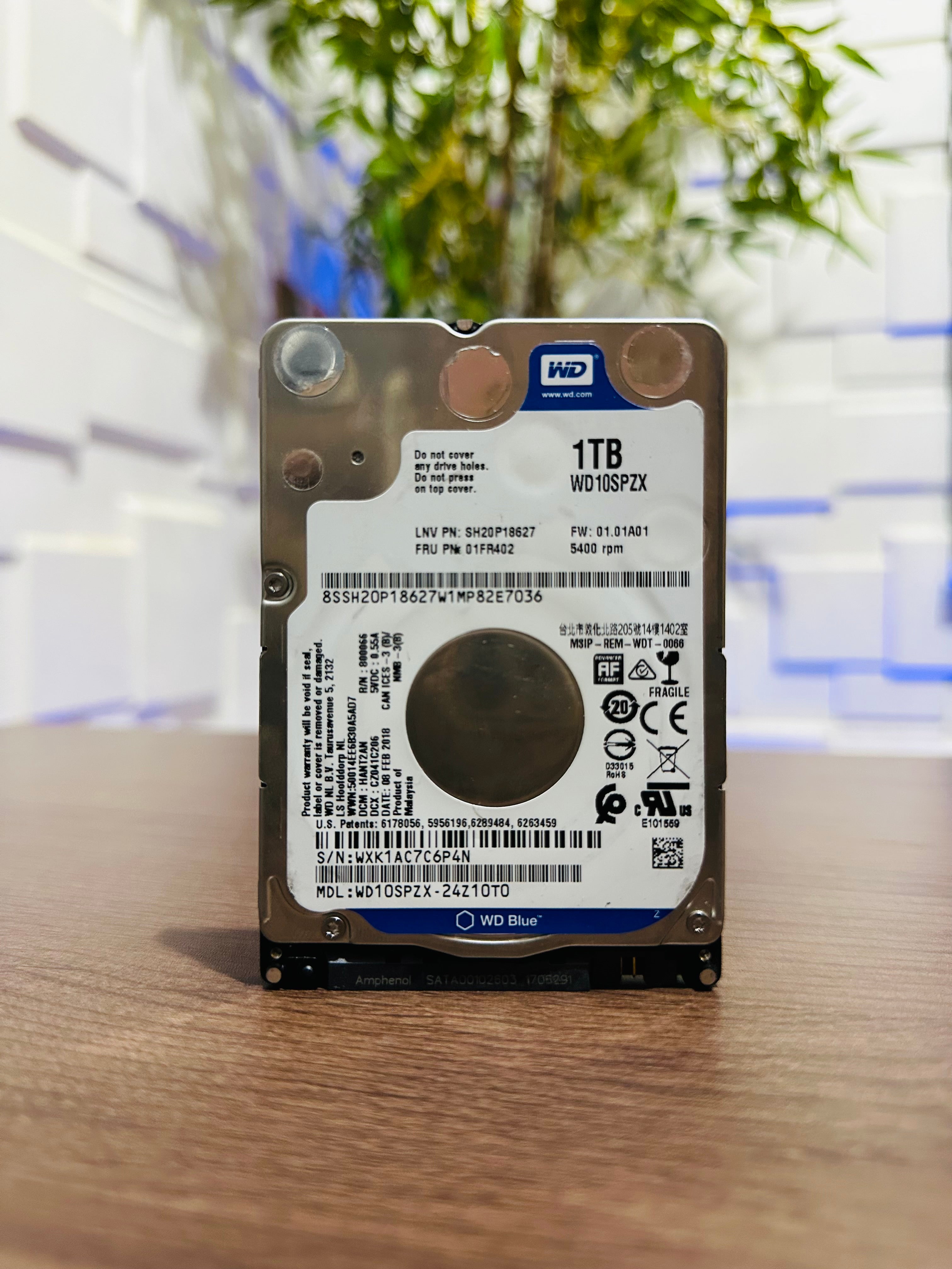 WD 1TB Laptop Internal Hard Disk Drive (HDD) SATA Slim SHOPINVERSE
