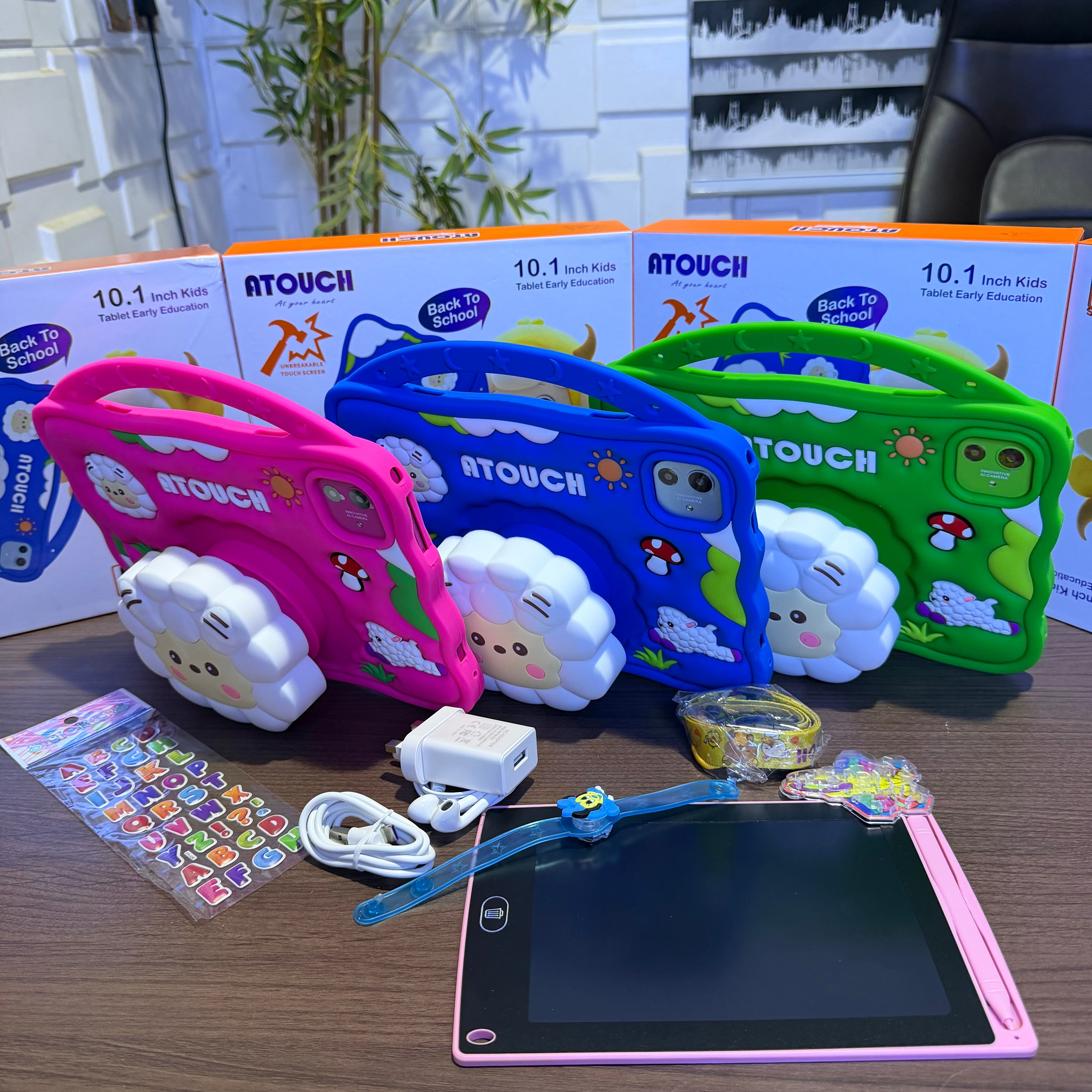 Dual SIM Atouch KS46 Kids Tablet - 32GB ROM - 2GB RAM