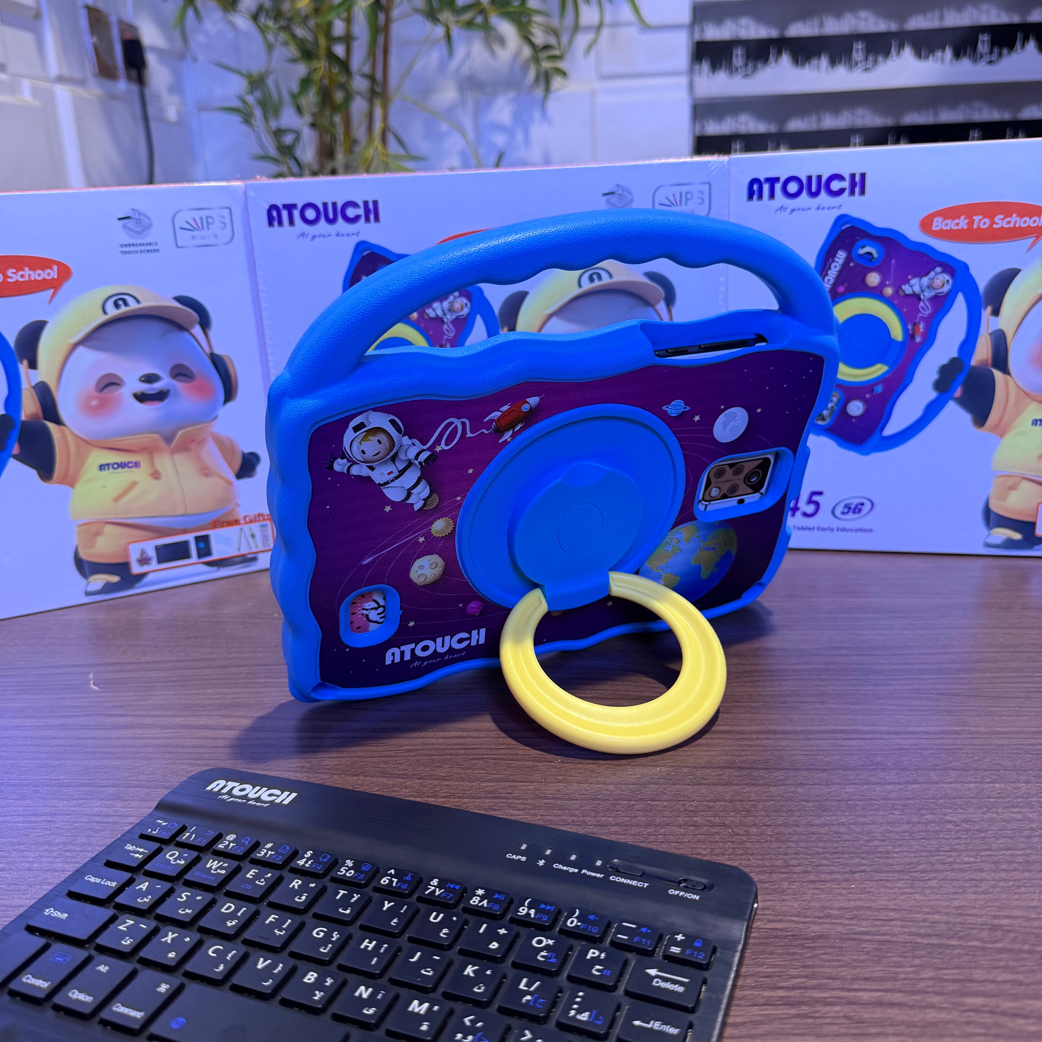 Dual Sim Atouch KS45 Kids Educational Tablet - 32GB ROM - 2GB RAM