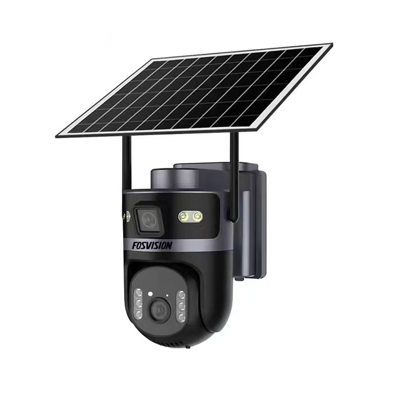 Fosvision FS-HS3K AOV 4G Solar Camera (2-Lens) | 6MP Dual Lens | Solar Powered | Two-Way Audio | Full-Color Night Vision