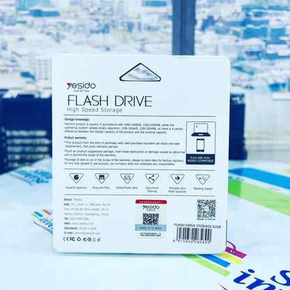 Yesido 128GB High Speed Waterproof Flash Drive SHOPINVERSE