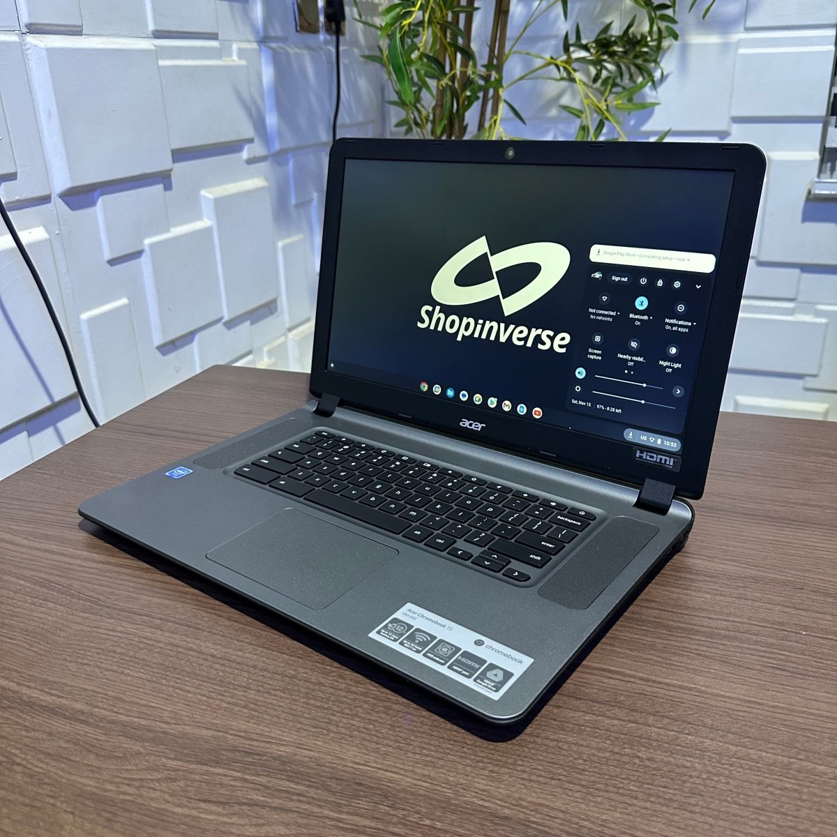 Acer Chromebook 15 - Intel Celeron N3060 - 16GB eMMc - 2GB RAM