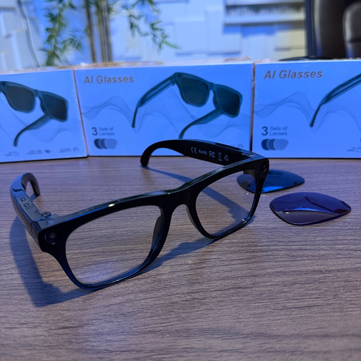 AIMB-S04 AI Smart Glasses | HD Camera | AI Translation | Voice Assistant