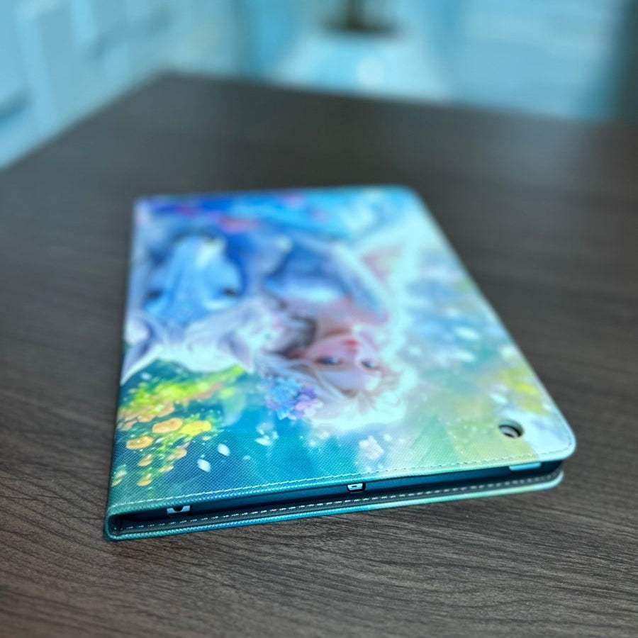 Cat - Cot Protective Leather Case For Apple iPad 2, 3 and 4
