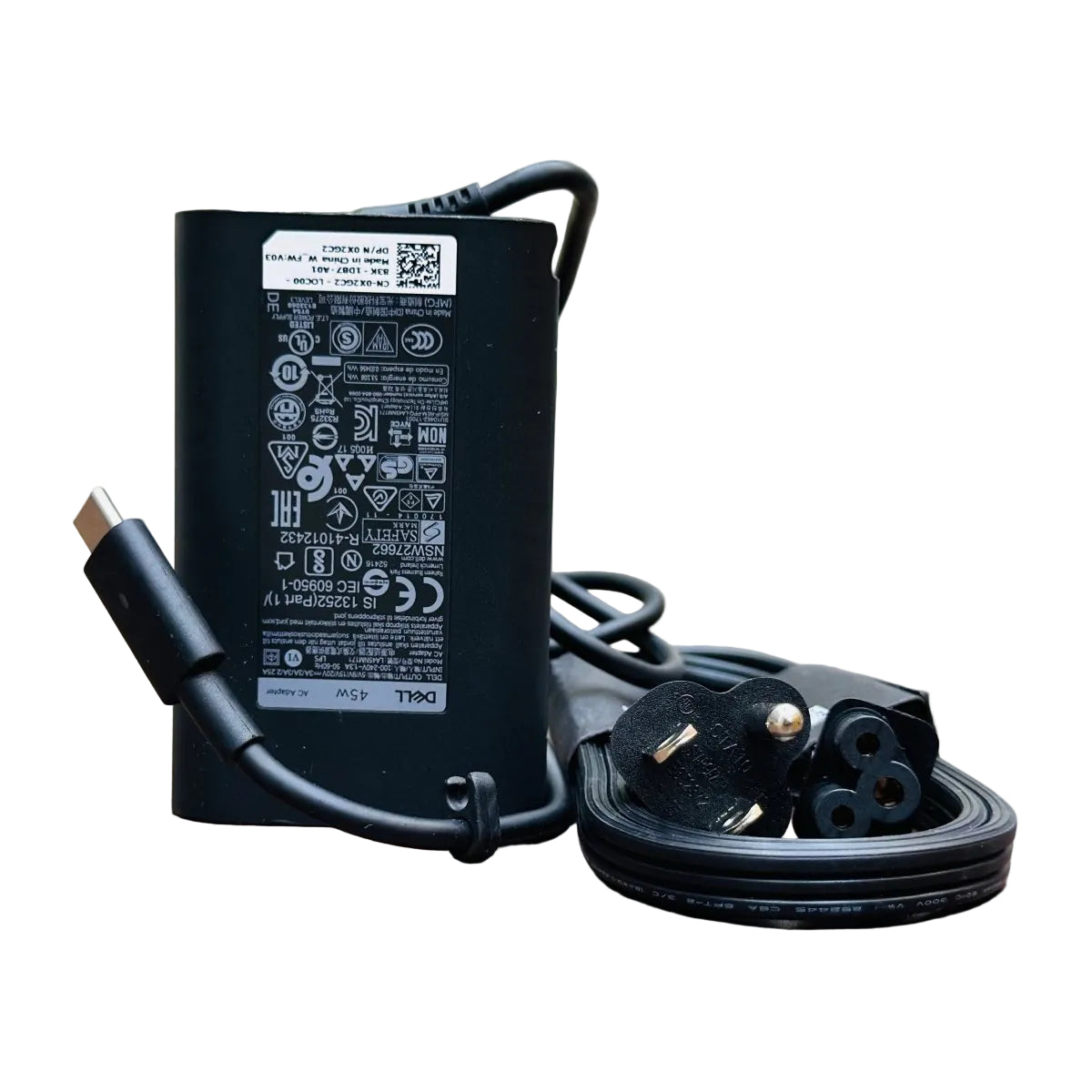 Dell 45W USB Type-C Laptop Charger - USA Plug - Shopinverse