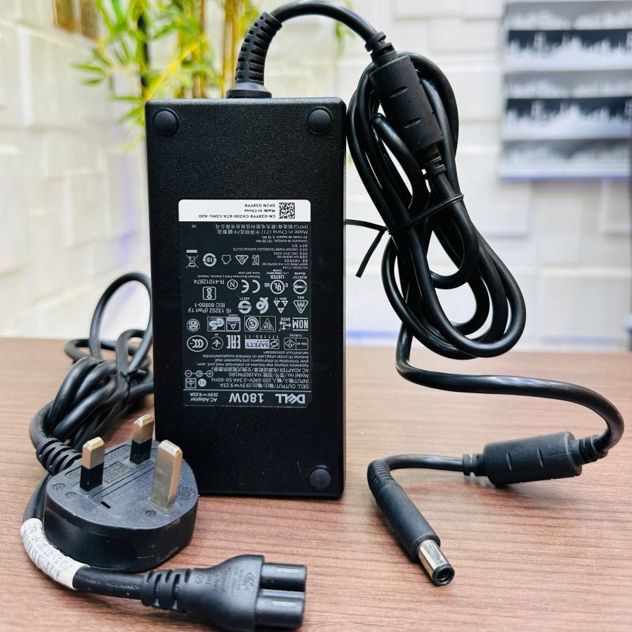 Dell Laptop Charger 180w 19.5V 9.23A - UK Plug