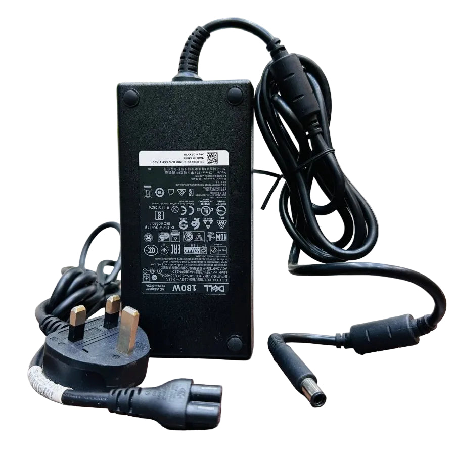 Dell Laptop Charger 180w 19.5V 9.23A - UK Plug
