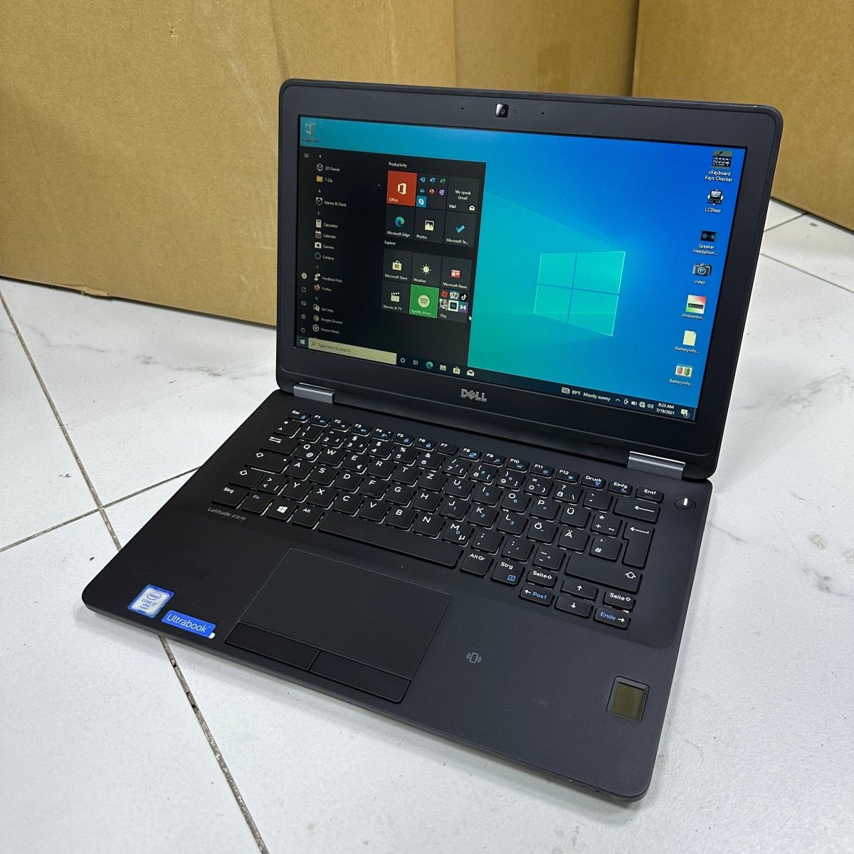Dell Latitude E7270 - 6th Gen. Intel Core i5 - 256GB SSD - 8GB RAM