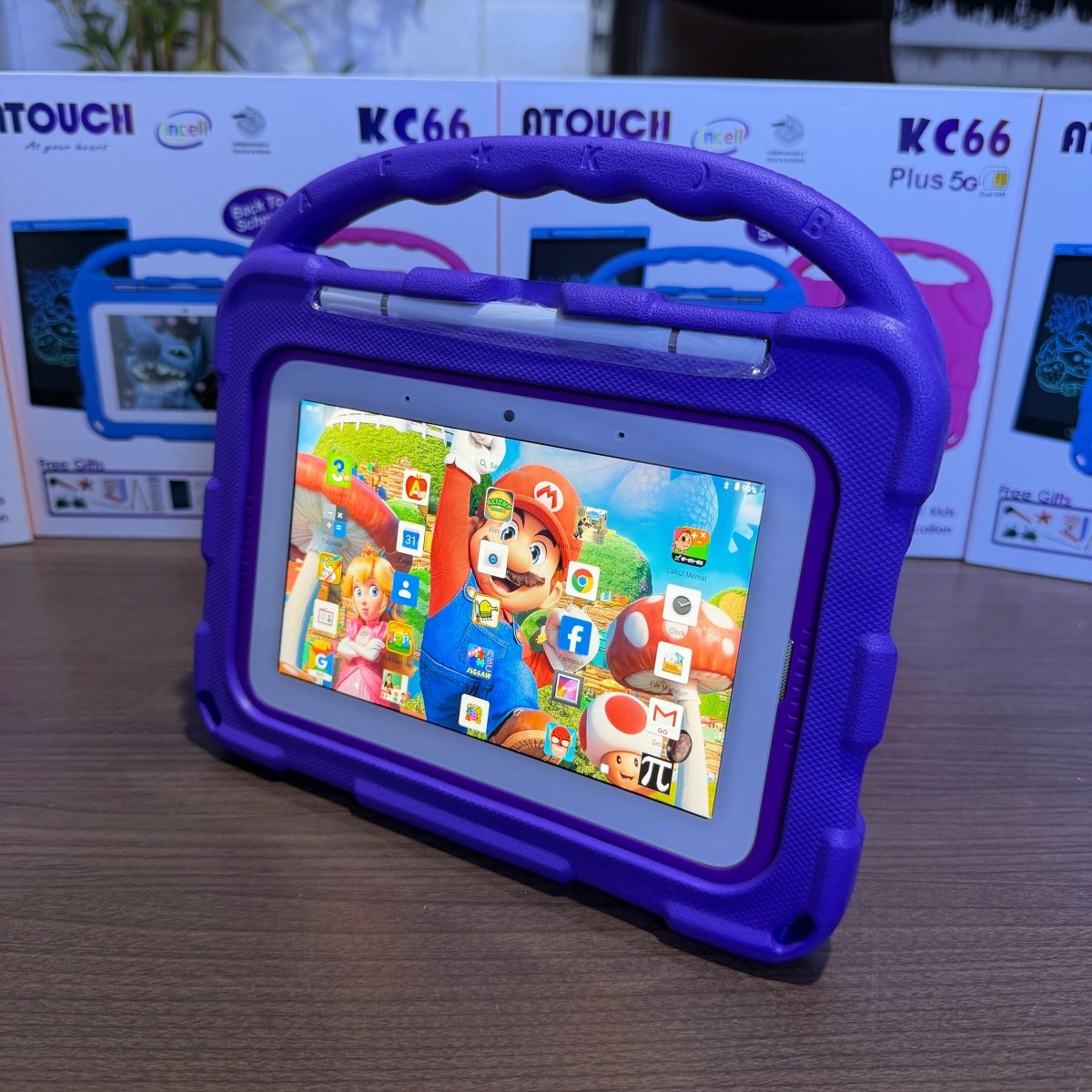 Dual SIM Atouch KC66 Plus Kids Tablet - 32GB ROM - 2GB RAM