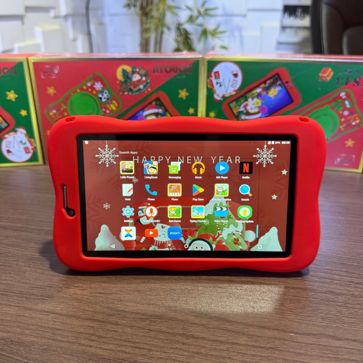 Dual SIM Atouch KS43 Kids Tablet - 16GB ROM - 1.5GB RAM