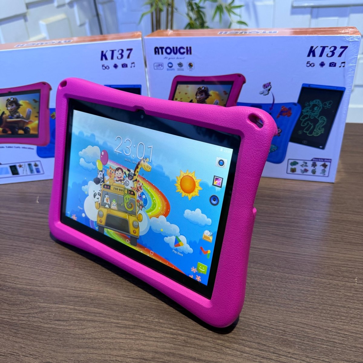 Dual Sim Atouch KT37 Kids Tablet - 32GB ROM - 2GB RAM