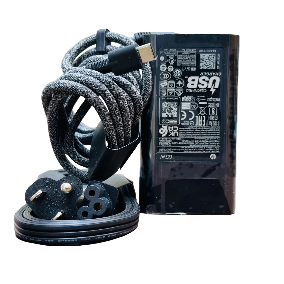 HP 65W 20V 3.2A USB Type - C Charger - UK Plug