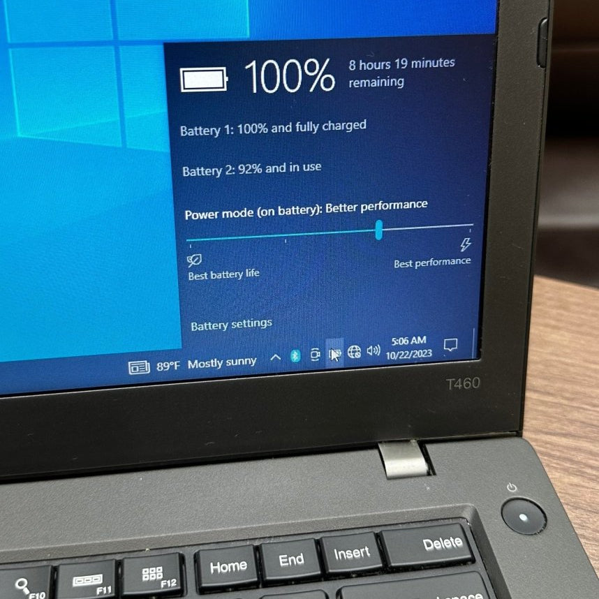 Lenovo Thinkpad T460 - 6th Gen. Intel Core i5 - 256GB SSD - 8GB RAM - 2 Batteries