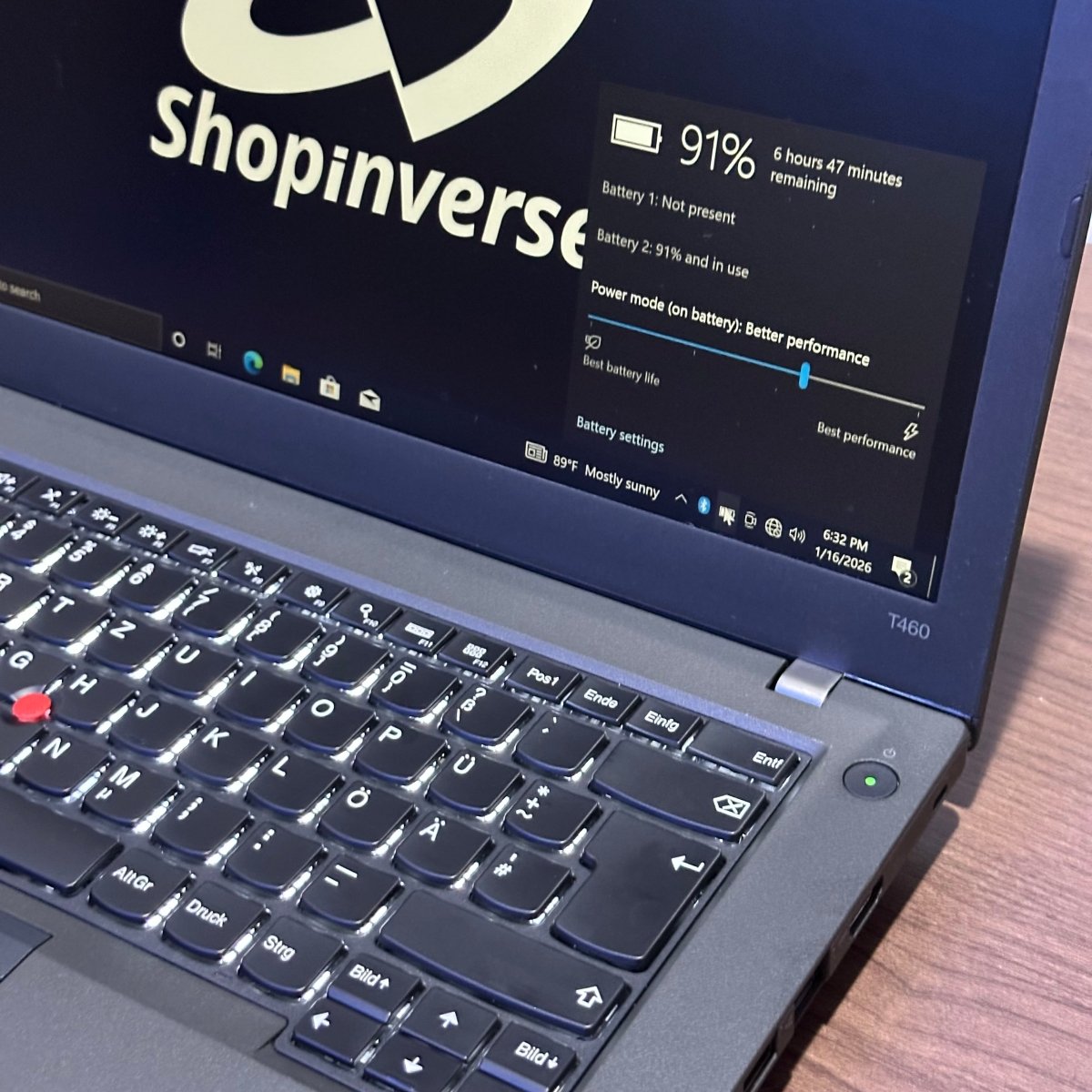 Lenovo Thinkpad T460 - 6th Gen. Intel Core i5 - 500GB HDD - 8GB RAM - Keyboard Light