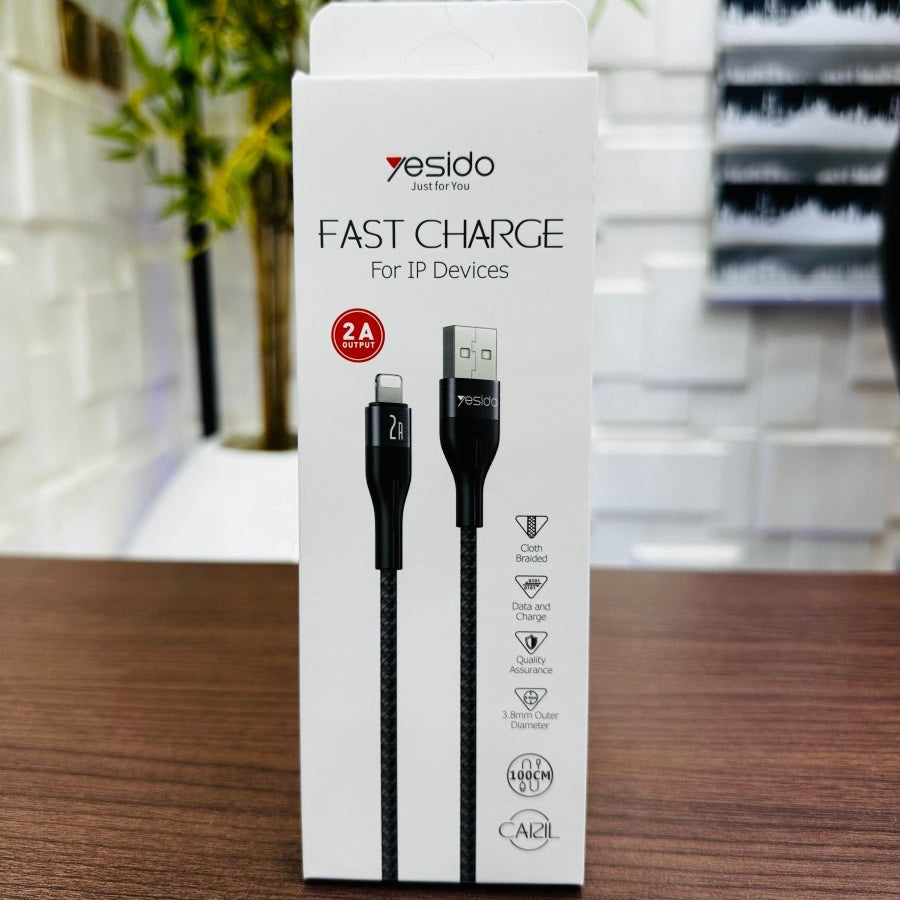 Yesido CA121L Fast Charging Cable For Apple Devices
