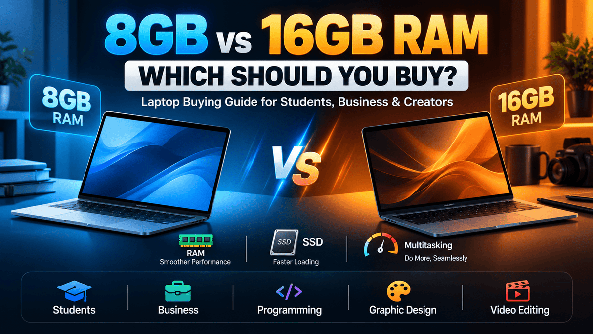 8GB vs 16GB RAM: How Much RAM Do You Really Need? - Shopinverse