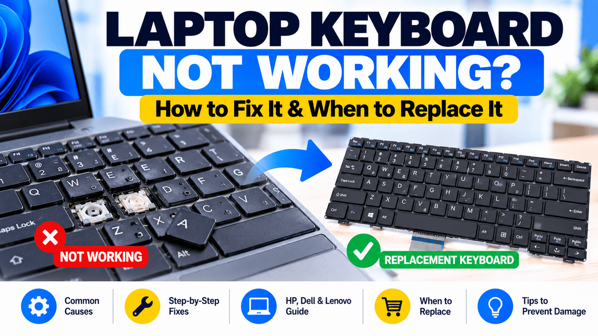 Laptop Keyboard Not Working? How to Fix It and When to Replace It in Nigeria - Shopinverse