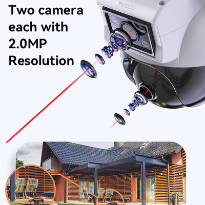 Yesido KM12 Smart Outdoor HD Camera With Night Vision
