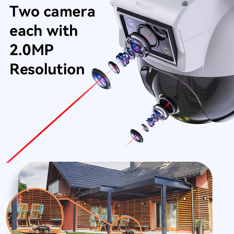 Yesido KM12 Smart Outdoor HD Camera With Night Vision