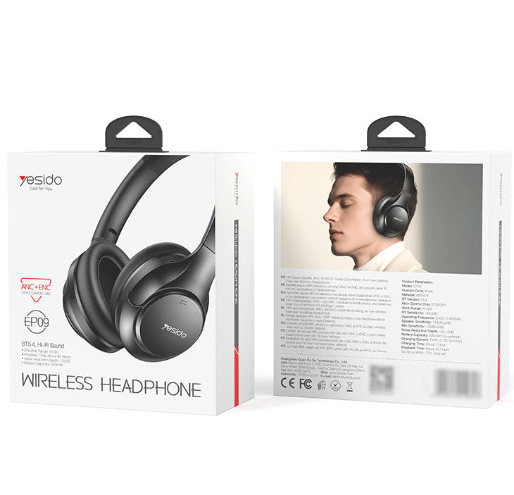 Yesido EP09 Noise Cancelling Wireless Headphone