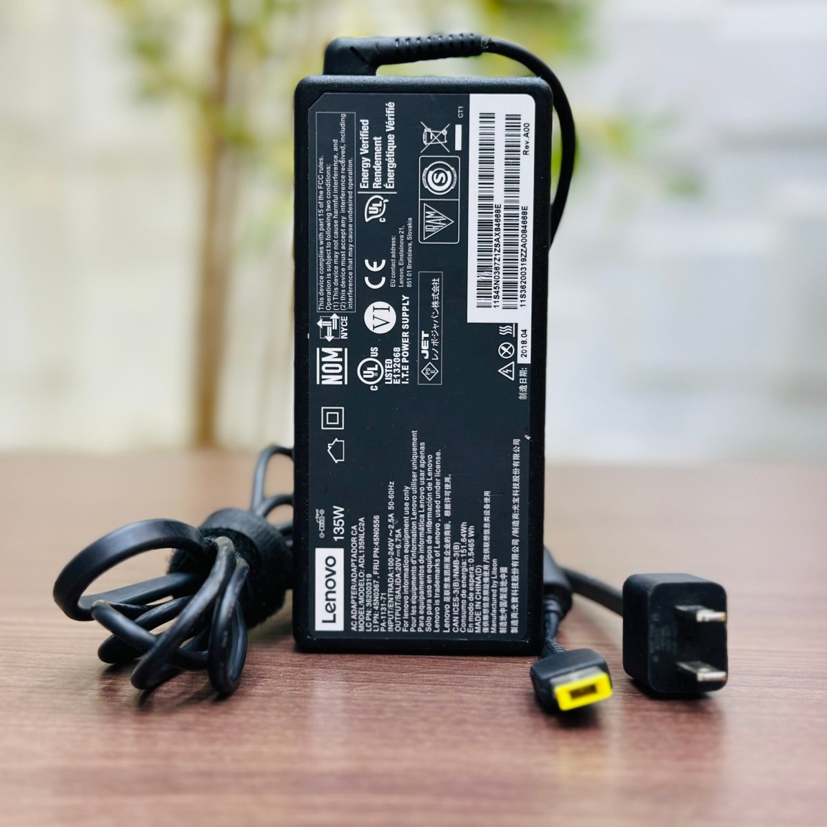 135W 20V 6.75A Lenovo USB Mouth Laptop Charger - USA Plug