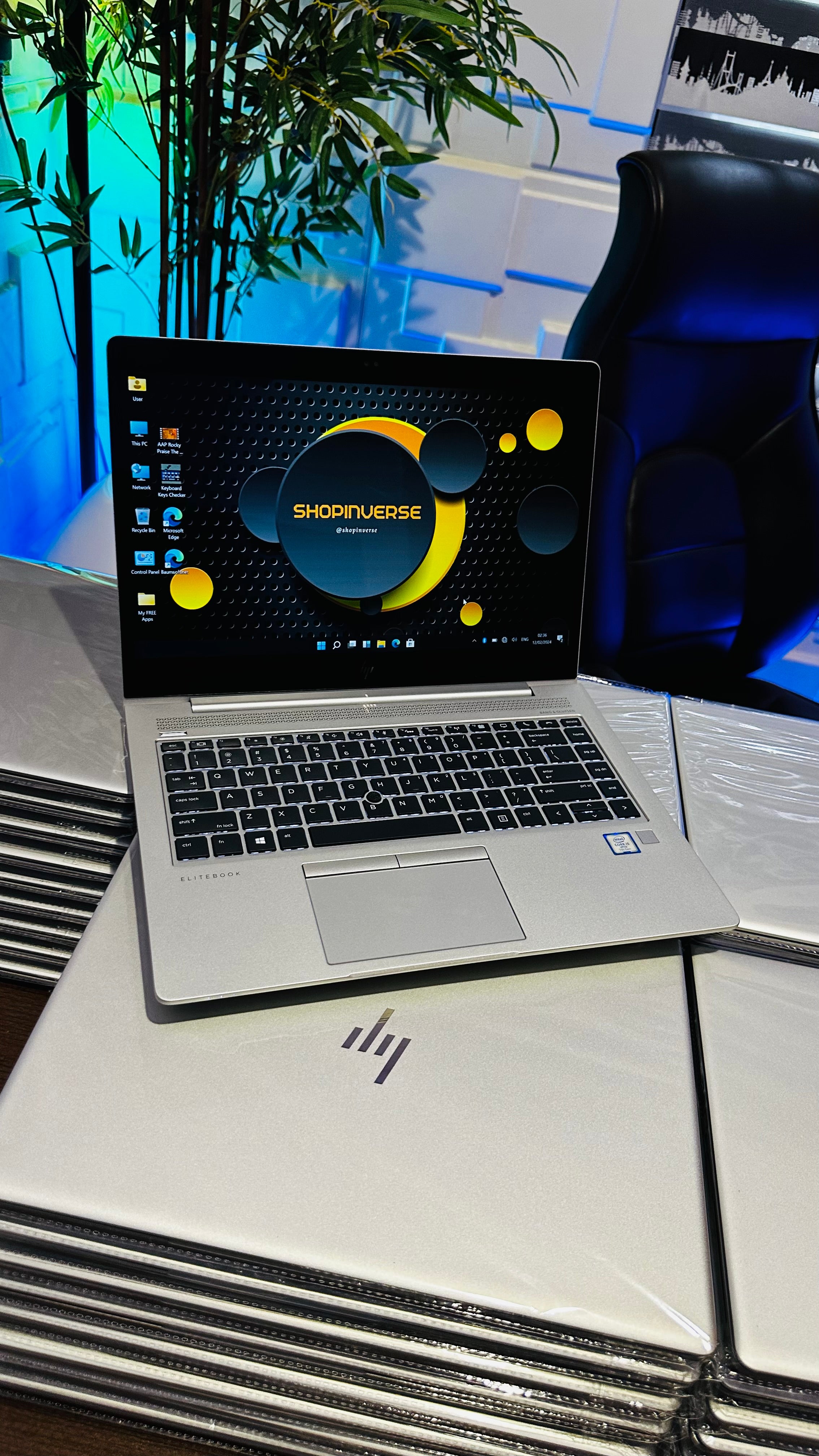 HP EliteBook 840 G5 7th Gen. Intel Core i7 256GB SSD 8GB RAM 4 SHOPINVERSE