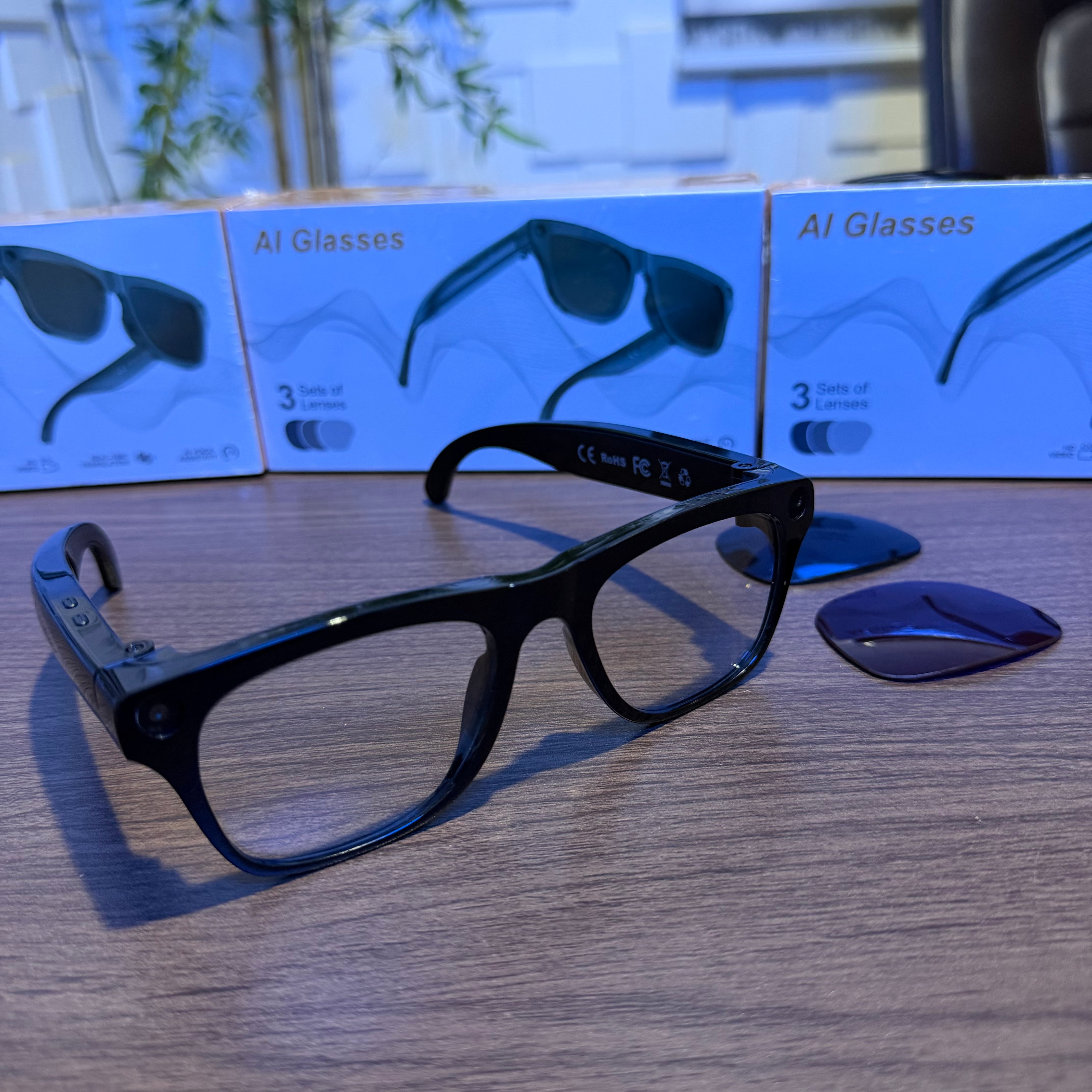 AIMB-S04 AI Smart Glasses | HD Camera | AI Translation | Voice Assistant