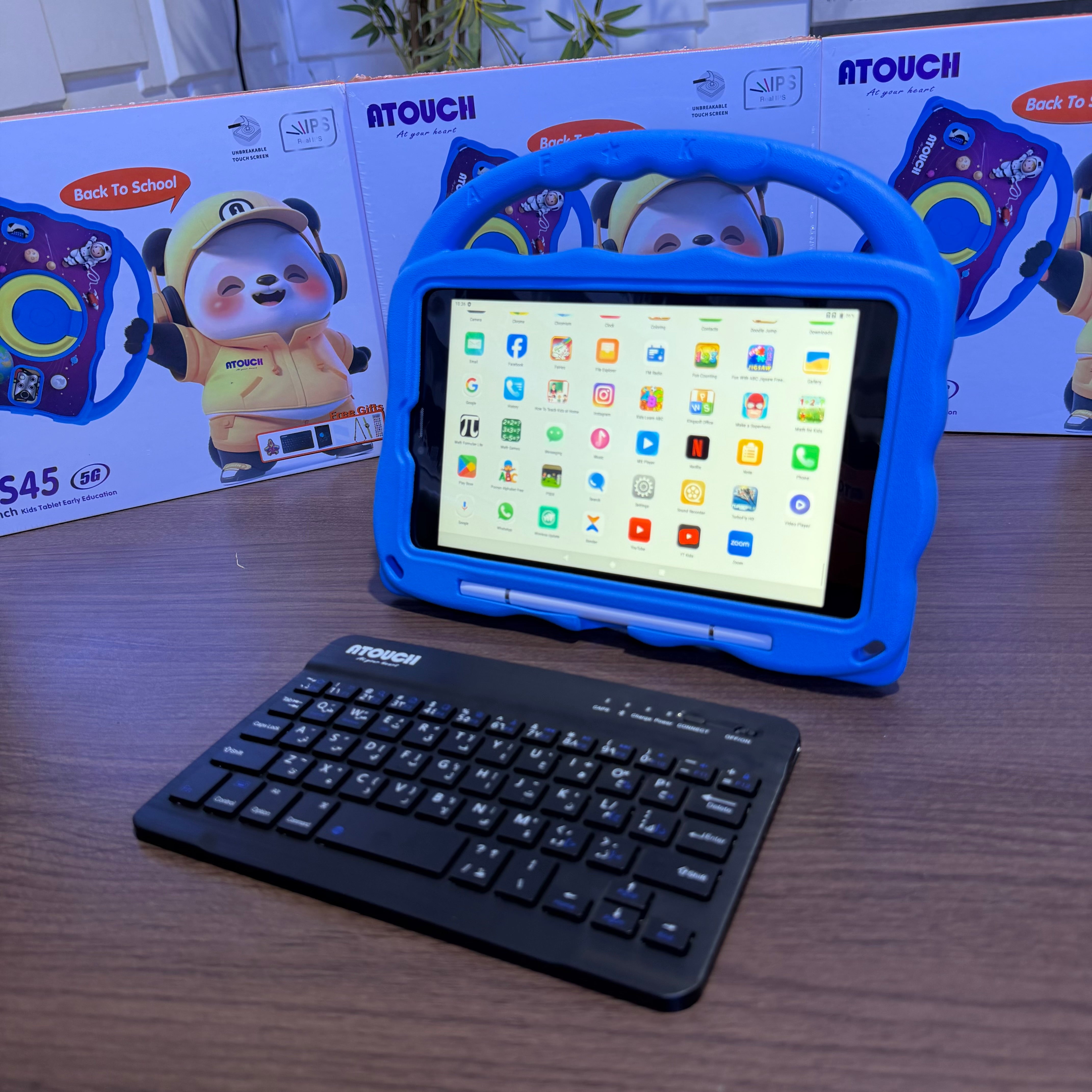 Dual Sim Atouch KS45 Kids Educational Tablet - 32GB ROM - 2GB RAM