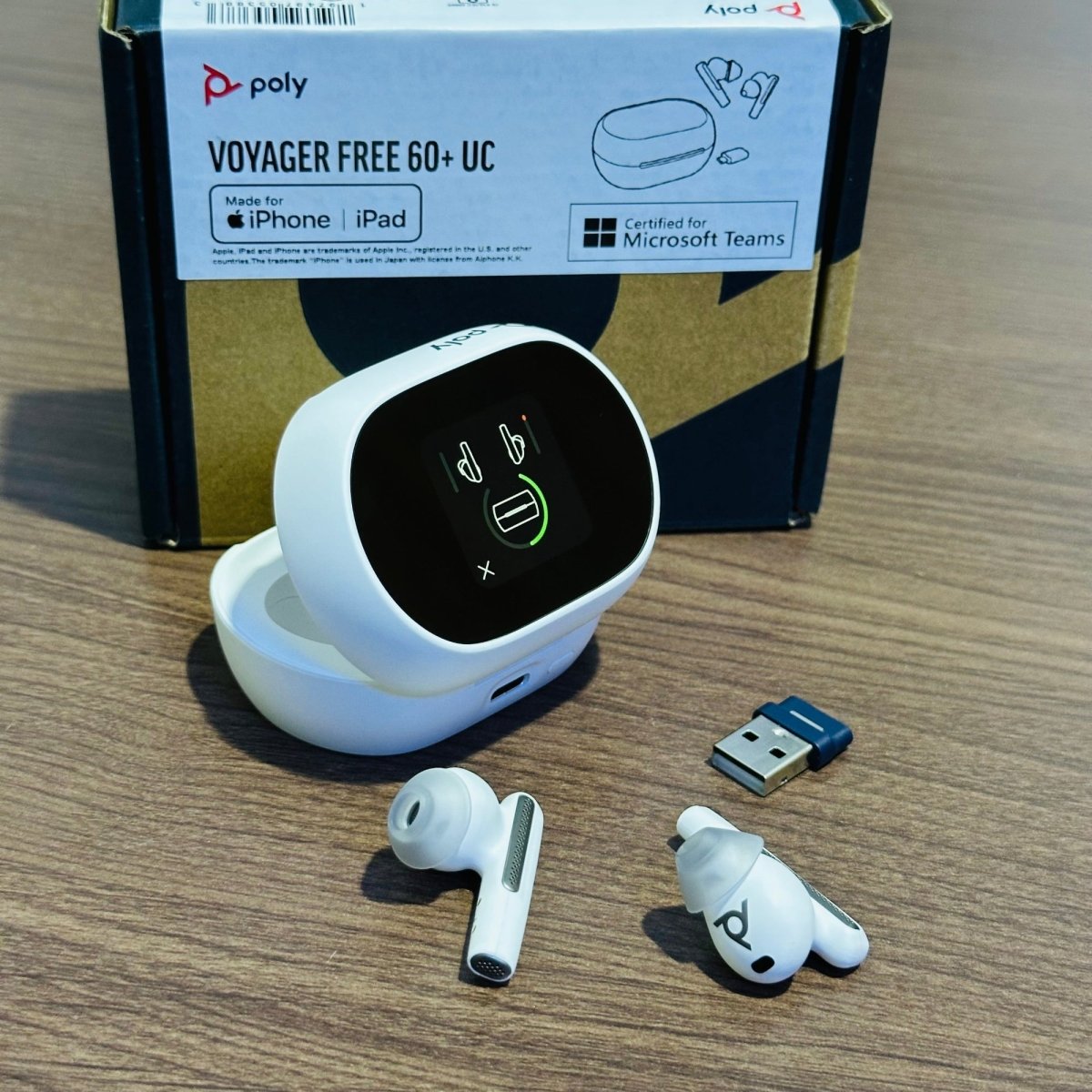 Poly Voyager Free 60+ UC - Touchscreen True Wireless Earbuds