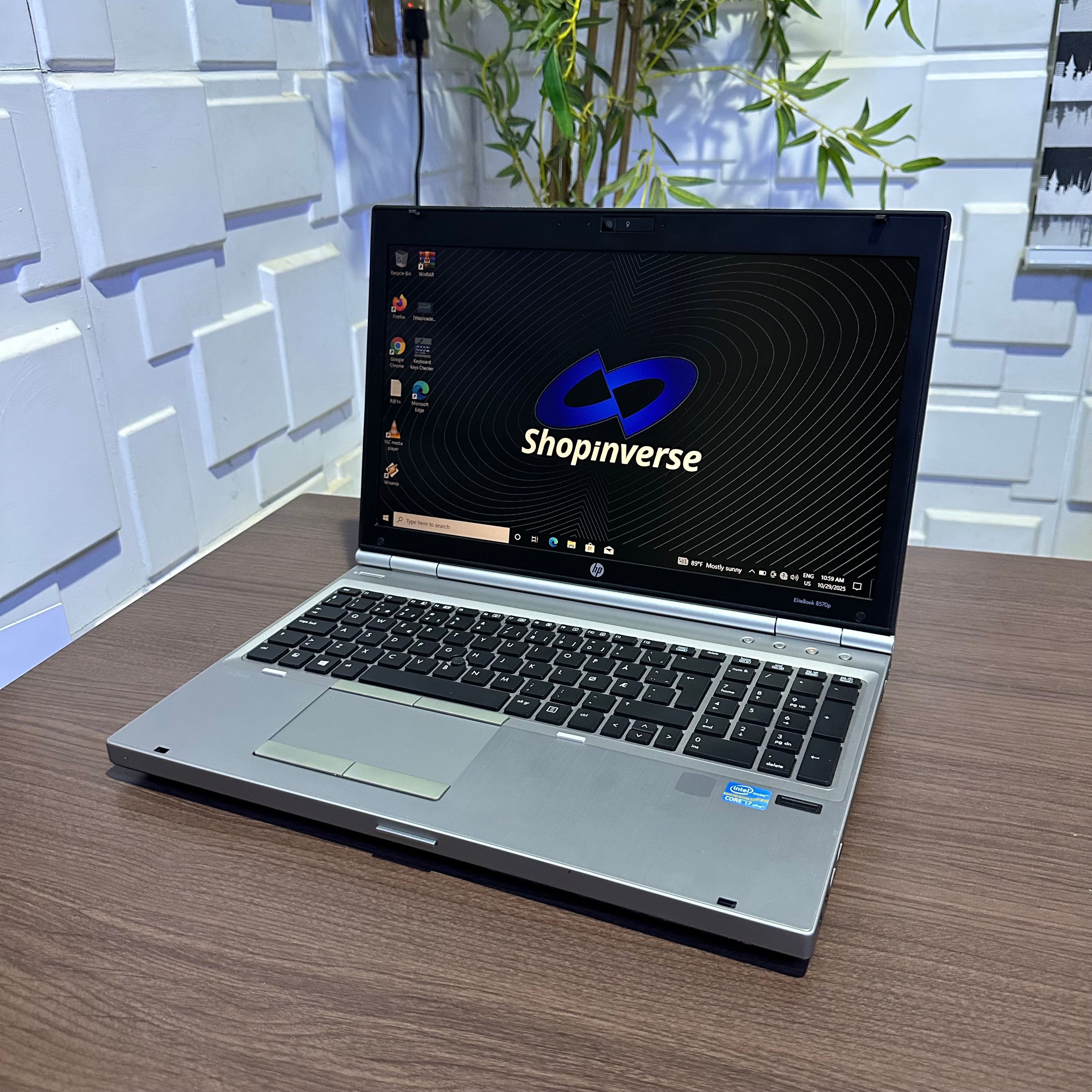 HP EliteBook 8570p - Intel Core i7 - 256GB SSD - 8GB RAM